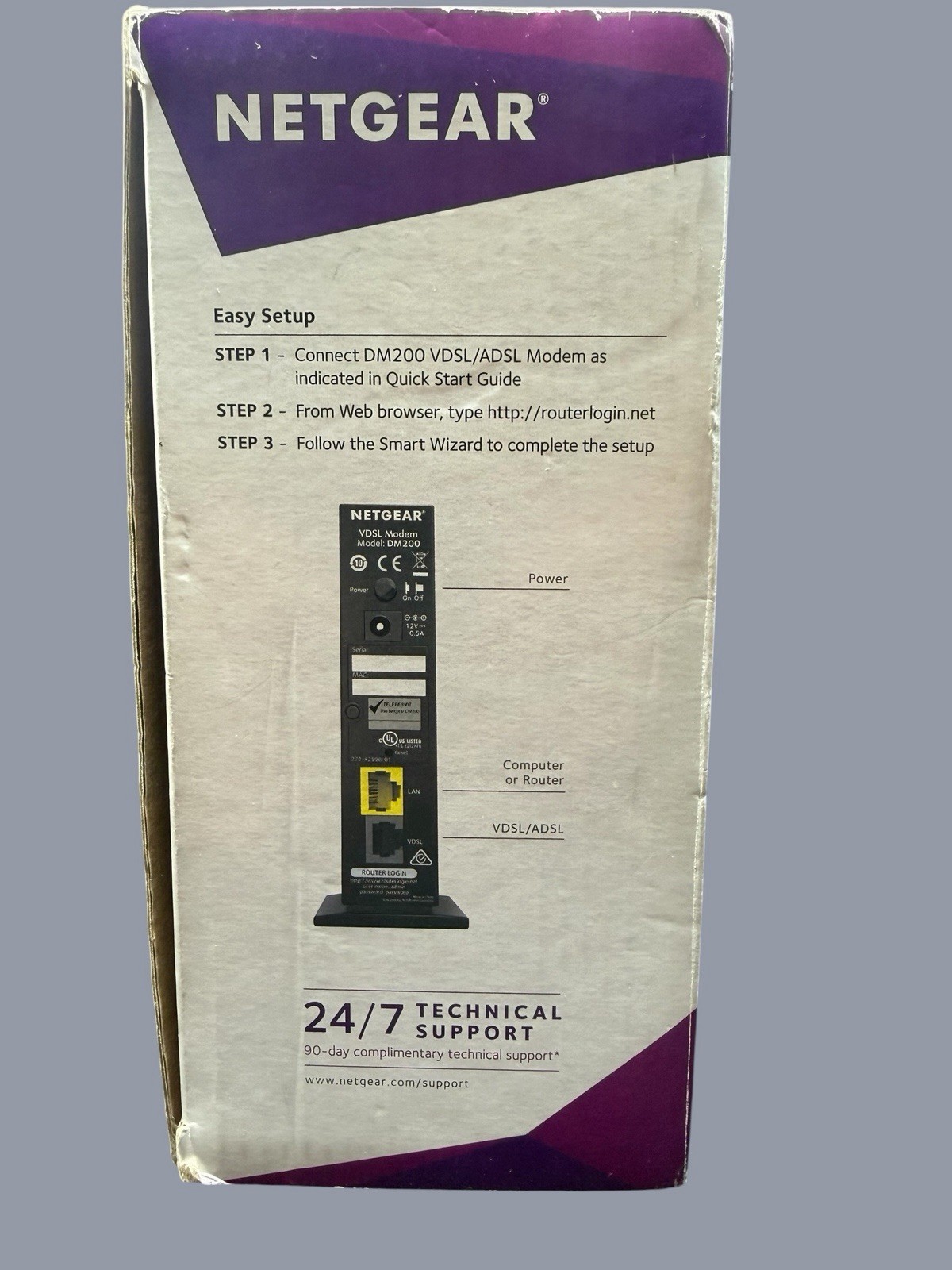 NETGEAR Broadband High-Speed DSL Modem VDSL/ADSL (DM200)