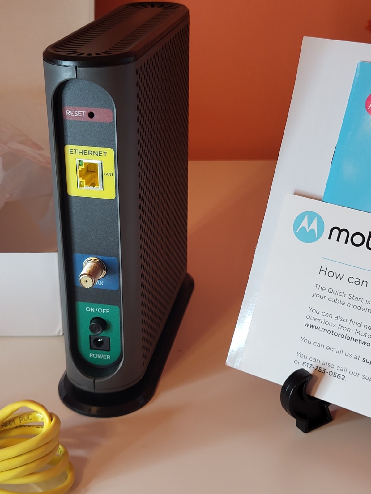 MOTORALA – MB8611 – DOCSIS 3.1 Multi-Gig Cable Modem W/2.5G Ethernet