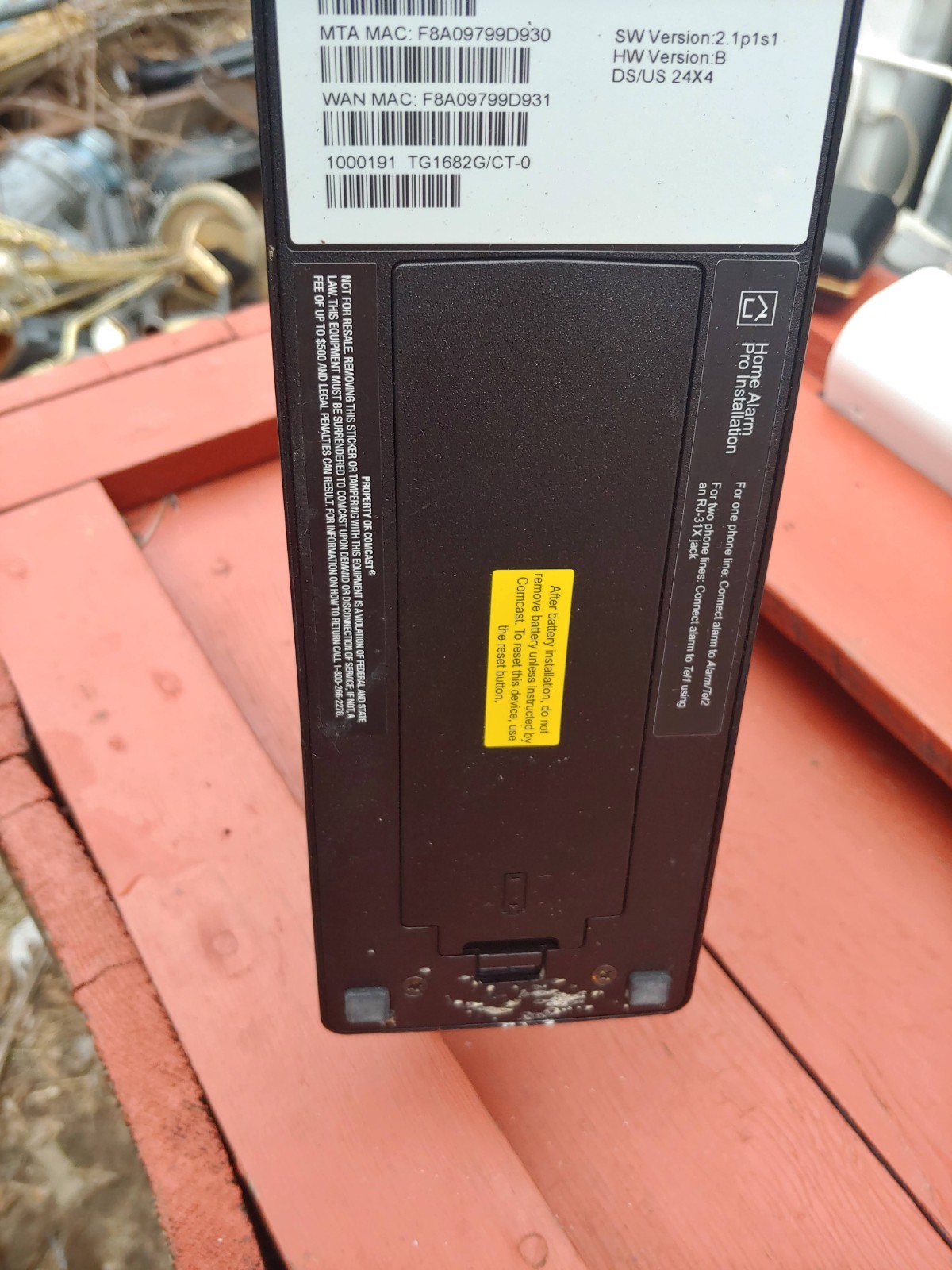 Xfinity Arris TG1682G Dual Band Wireless Cable Modem Router w/ Power Cord