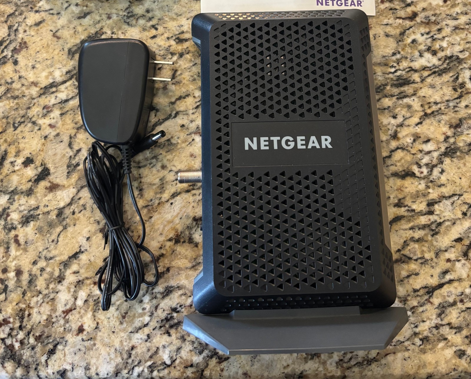 NETGEAR CM1000 Wired-Ethernet (RJ-45) Cable – CM1000100NAS (Black)