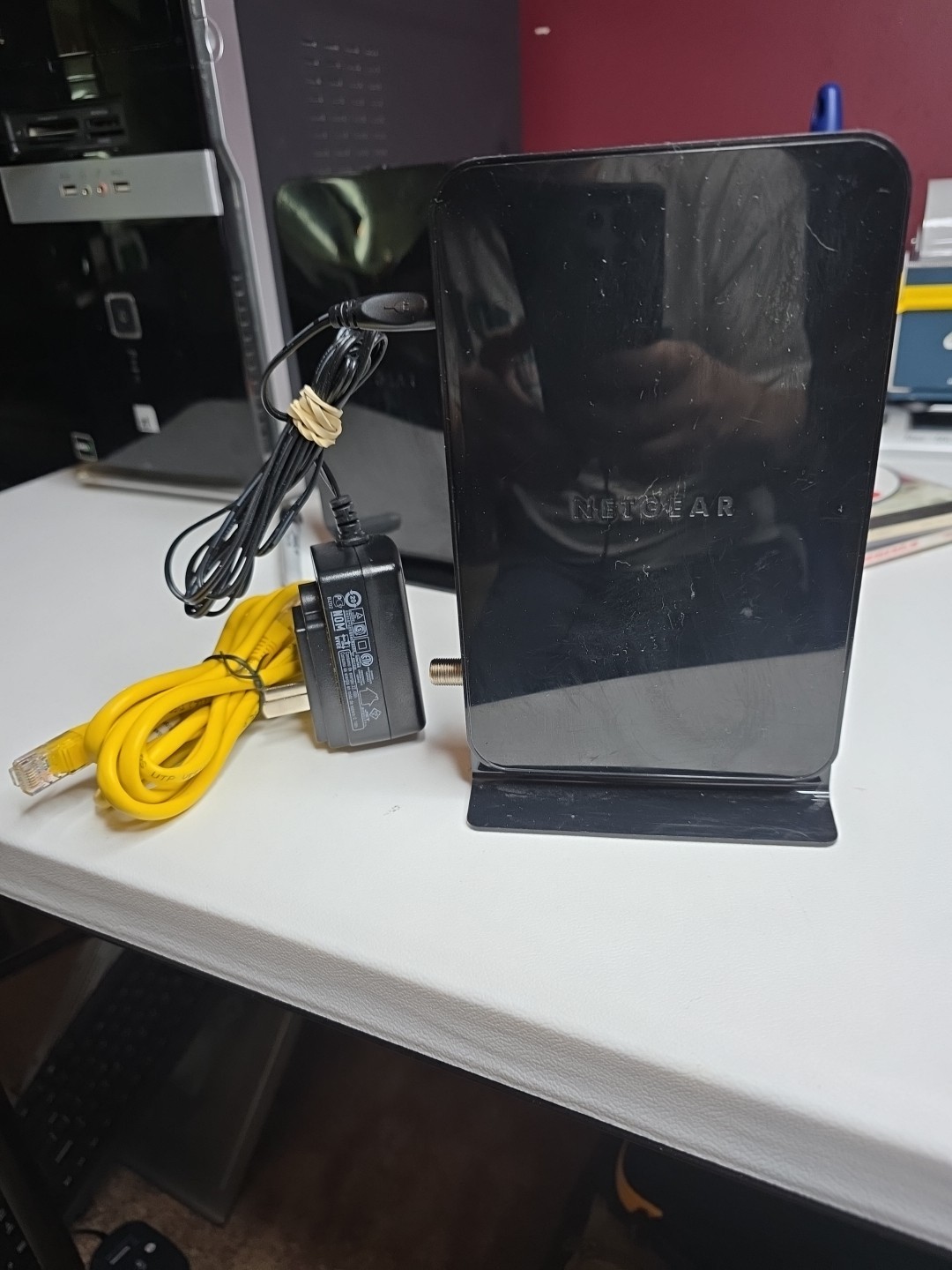 NETGEAR CM500 (CM500100NAS) 680 Mbps – Black – TESTED AND WORKING PWR & LAN INCL