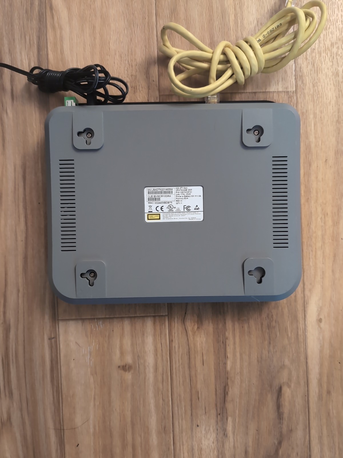 ADTRAN 1287835F1C TA324 2POTS/4GE ONT (4th Gen)