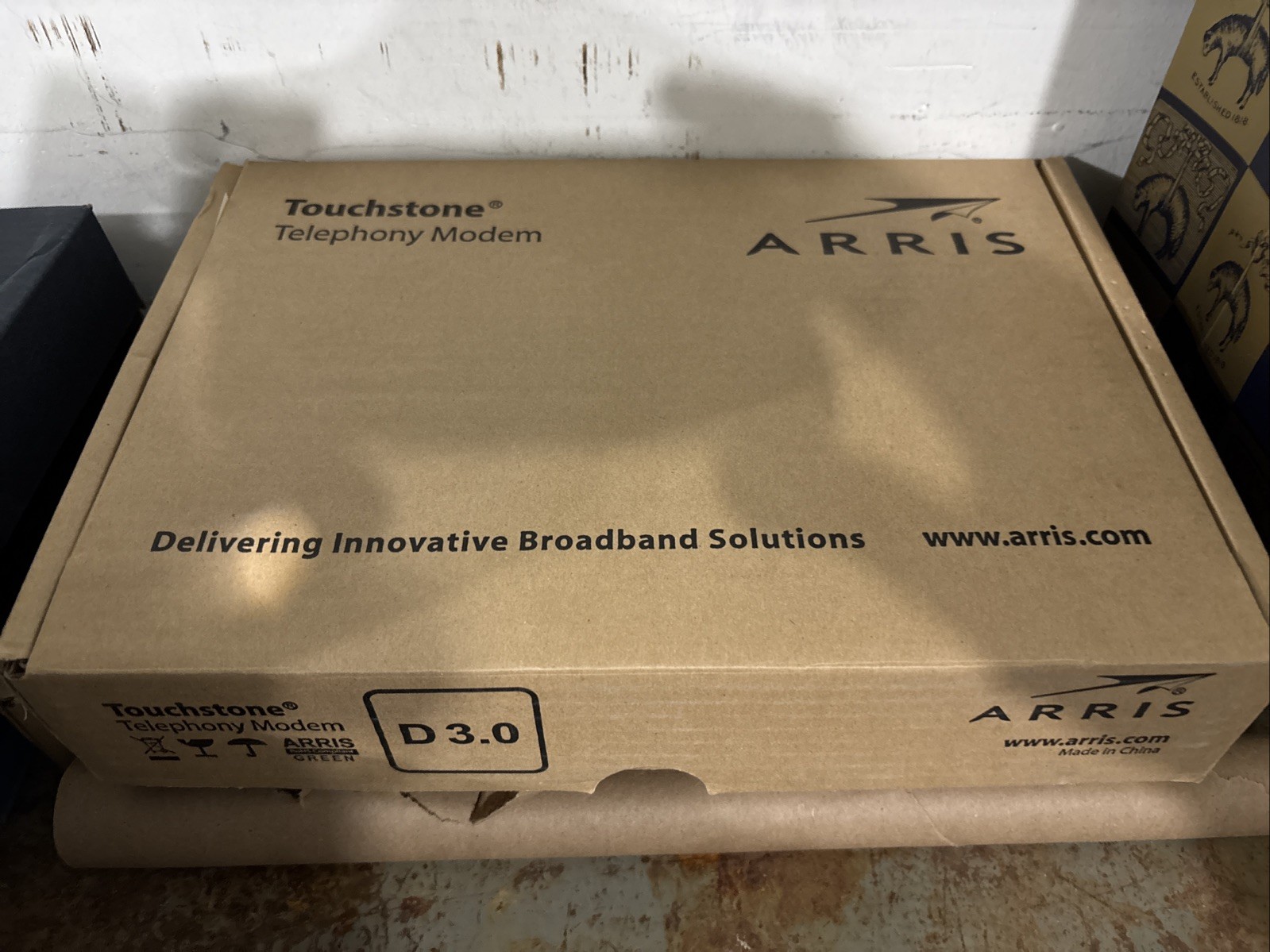 New Arris TM822G Touchstone Telephony Modem D 3.0 TM822G/NA-8 790635 battery p/s