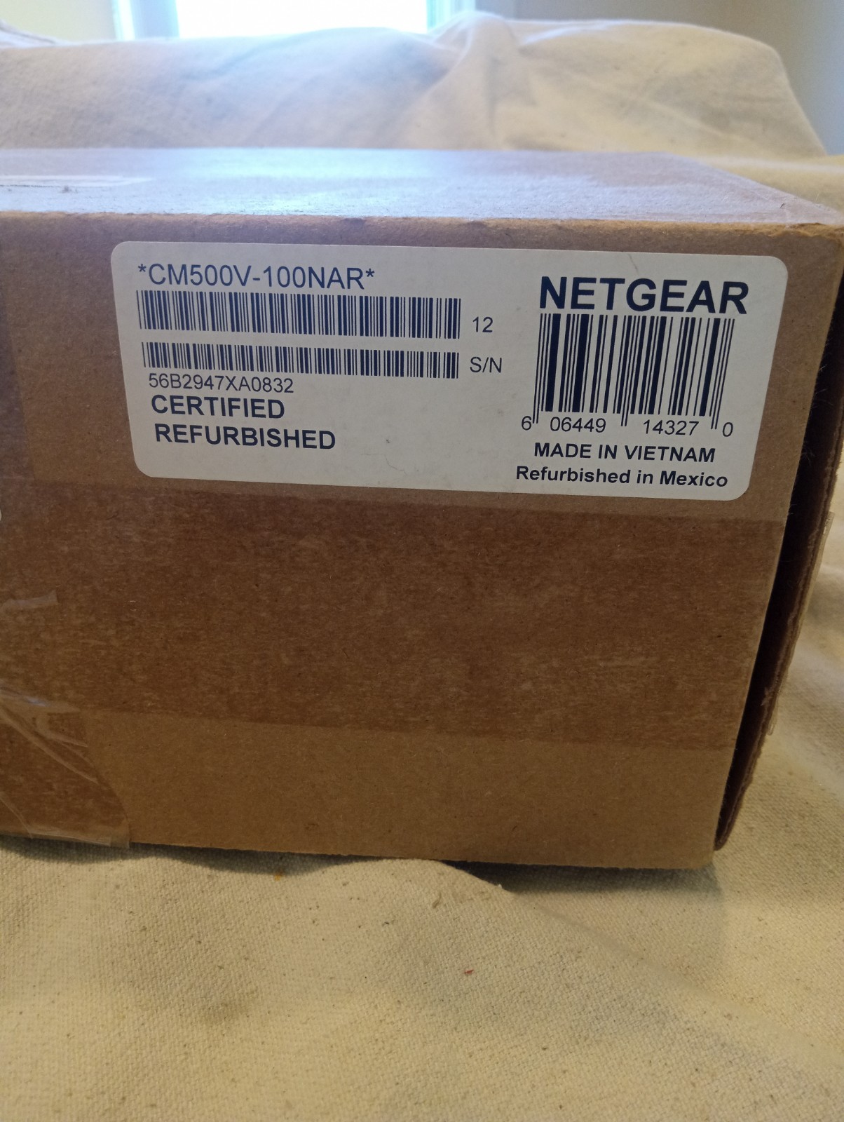 NETGEAR CM500V Cable Modem for Internet & Voice Service