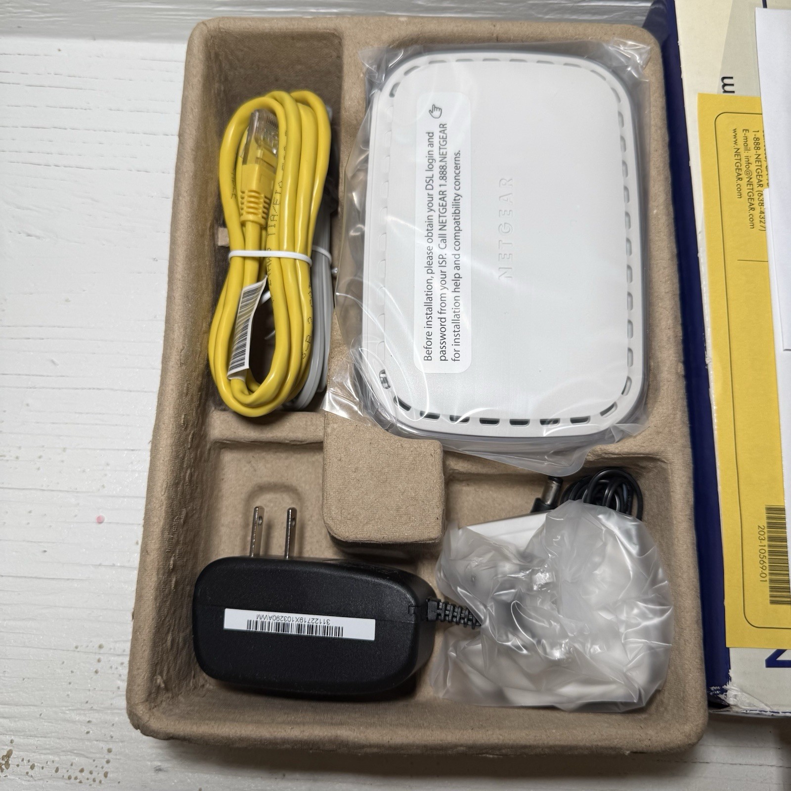 Netgear Broadband DM111PSP-100NAS Wired Single Ethernet Port ADSL2 Plus Modem