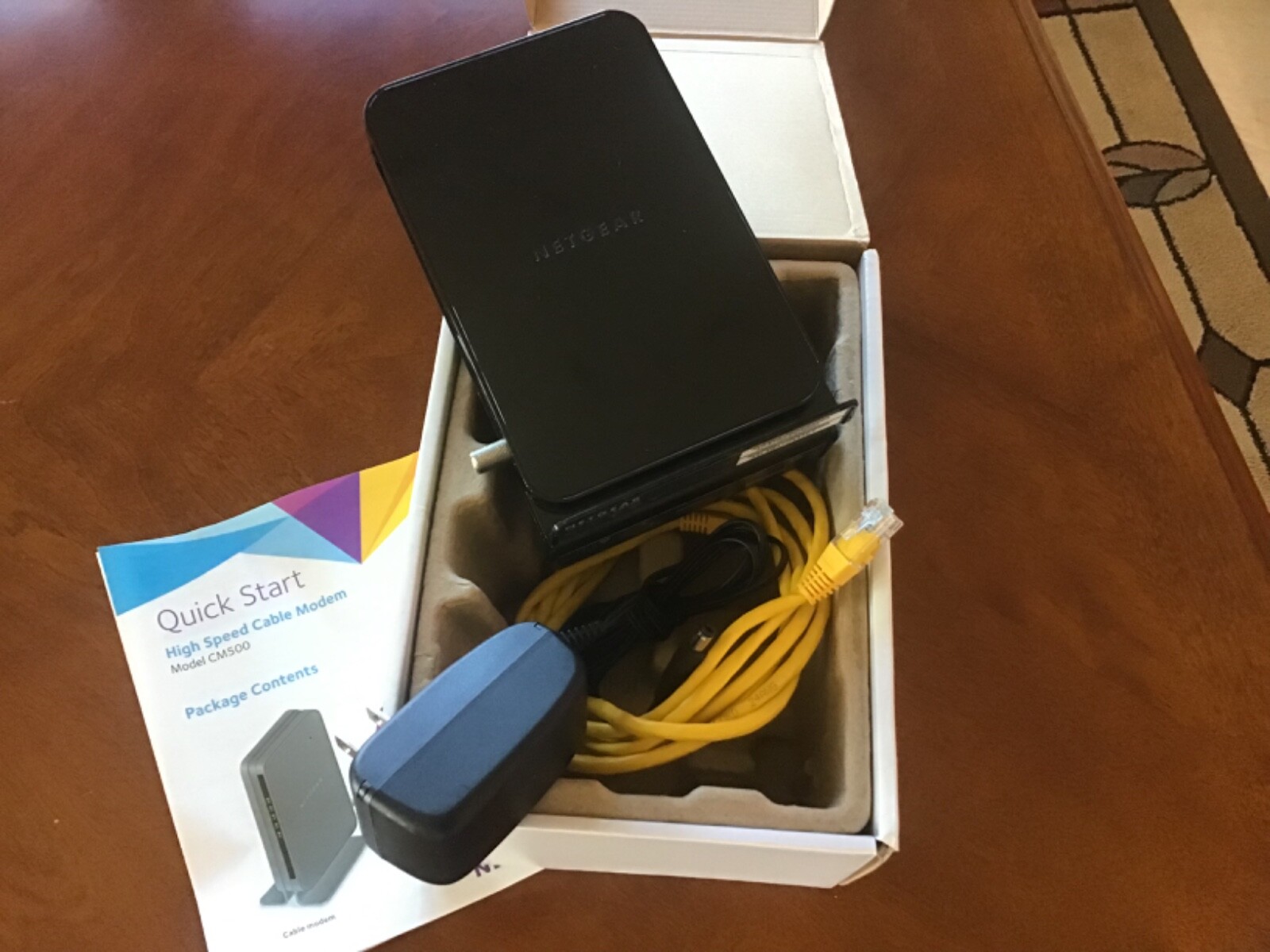 NETGEAR Router CM500 (CM500100NAS) 680 Mbps – Black