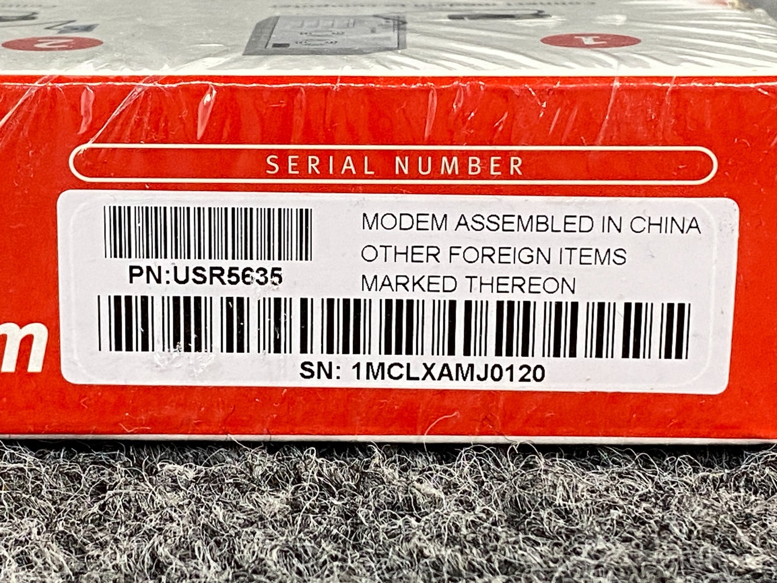 Lot of 2 USRobotics 5635 56K USB Mini Faxmodems USR5635 – NIB, Sealed –
