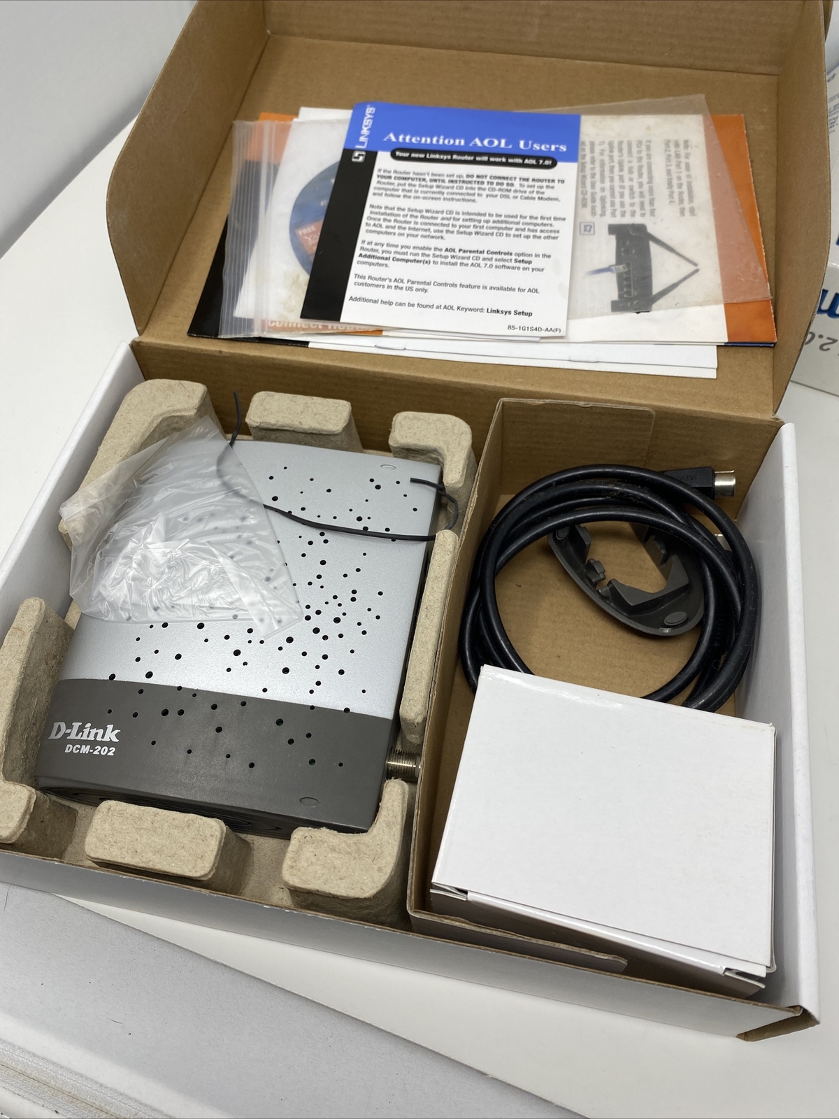 New in Open Box – D-LINK DCM-202 Broadband Cable Modem