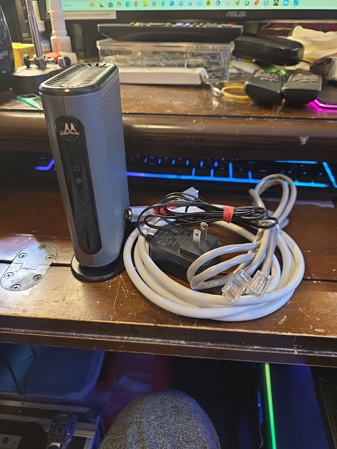 Motorola MB7420 DOCSIS 3.0 Gigabit Cable Modem *TEST & WORKS* *ALL CABLES INCL*