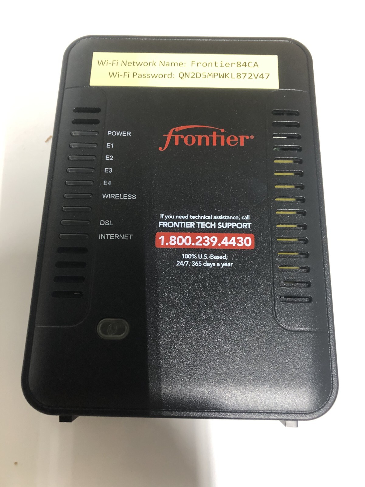 Frontier NETGEAR Broadband ADSL2+ Modem Model D2200D