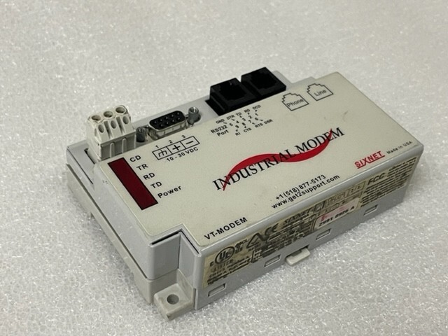 Sixnet VT-MODEM-1 Industrial Modem Used