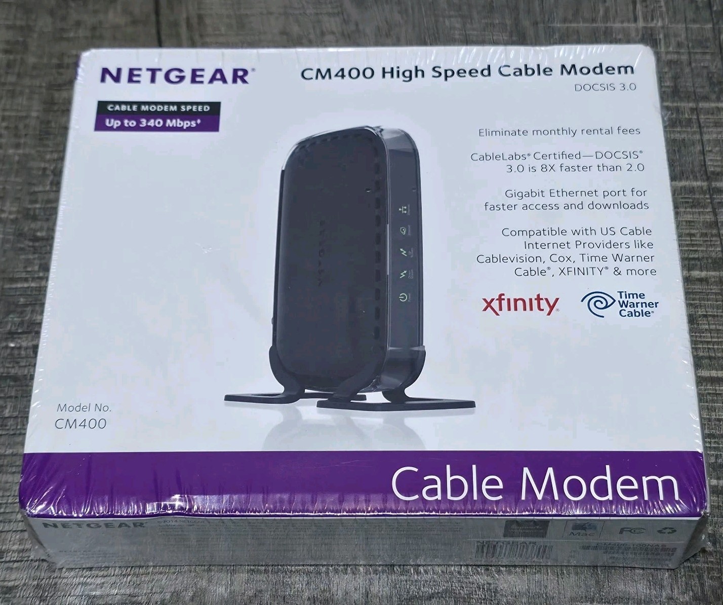 Netgear CM 400 High Speed Modem Cable Xfinity New Sealed
