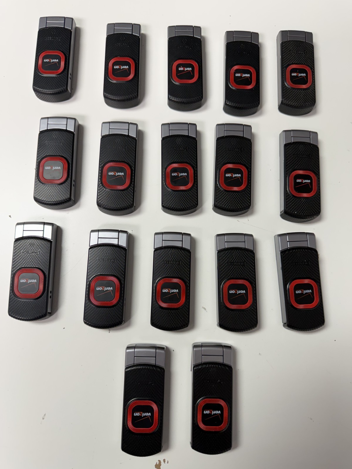 LOT OF 17 VERIZON PANTECH UML290 Black 4G LTE USB Wireless Modems Tested Working