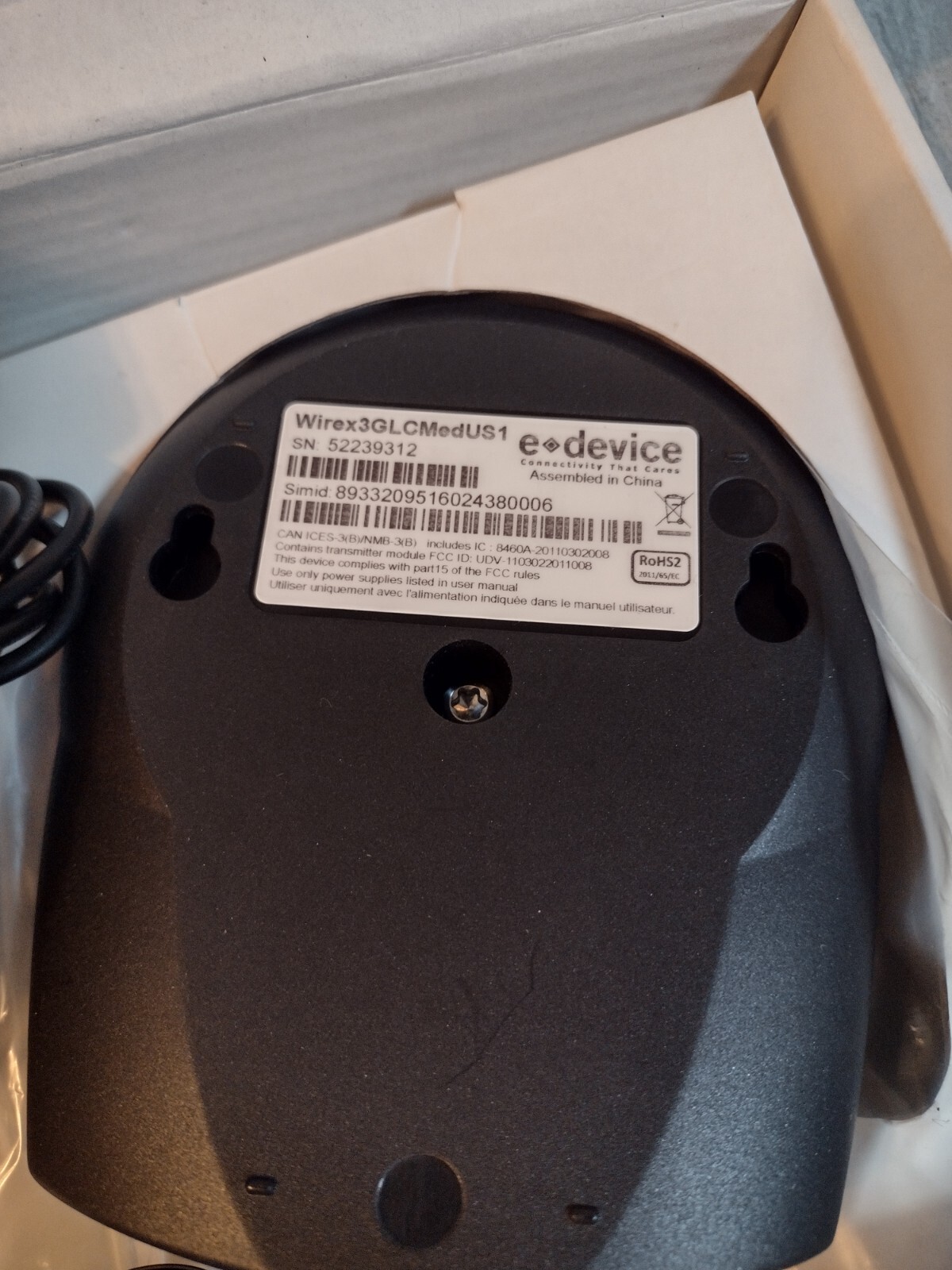Wire X analog-to-wireless converter. Model wirex3GLCMedUS1. Used. Works.