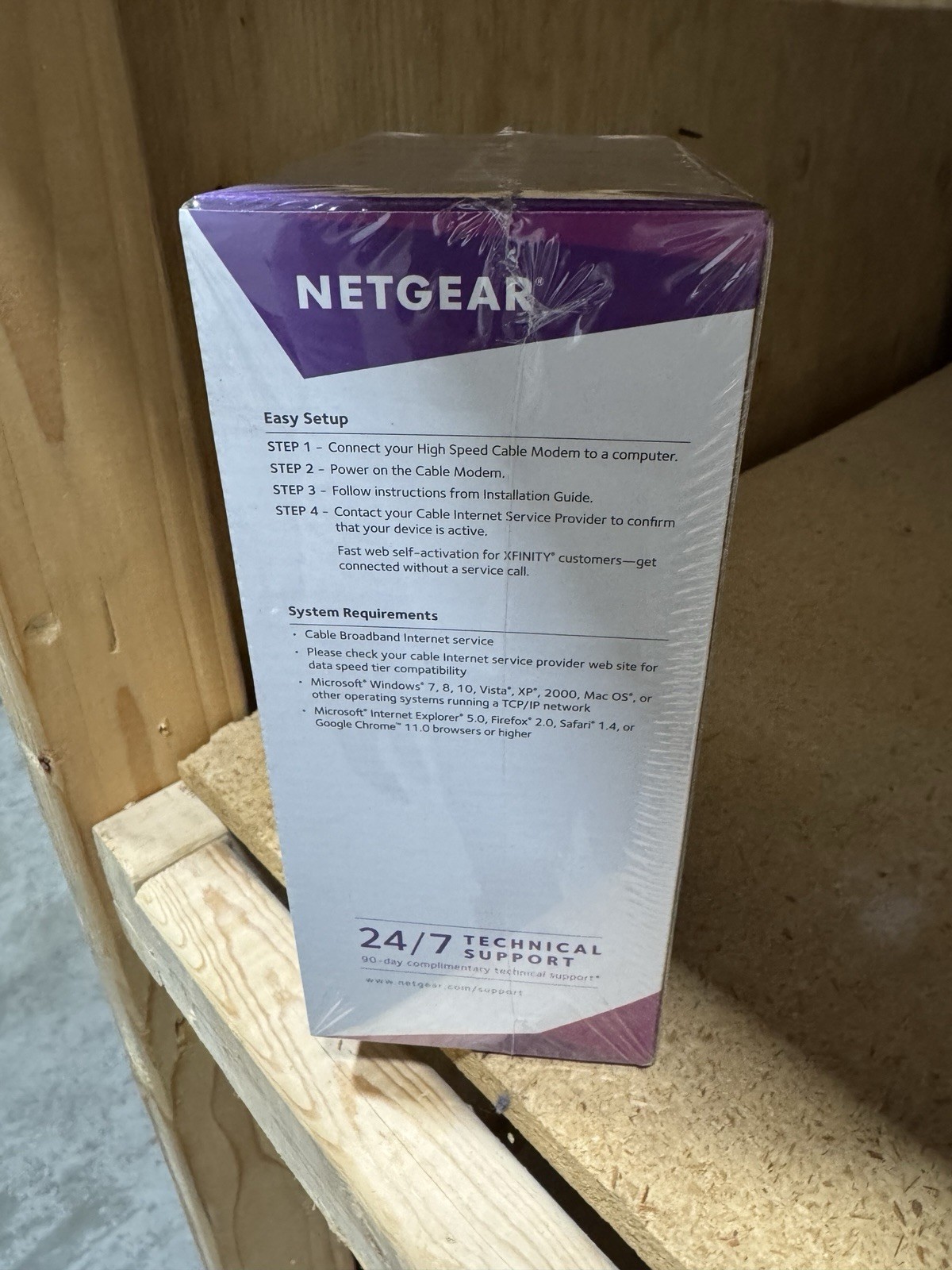NETGEAR CM500 (CM500100NAS) 680 Mbps – Black
