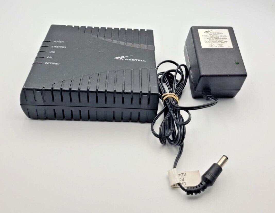 Westell Model C90-610030-06 Black DSL Router