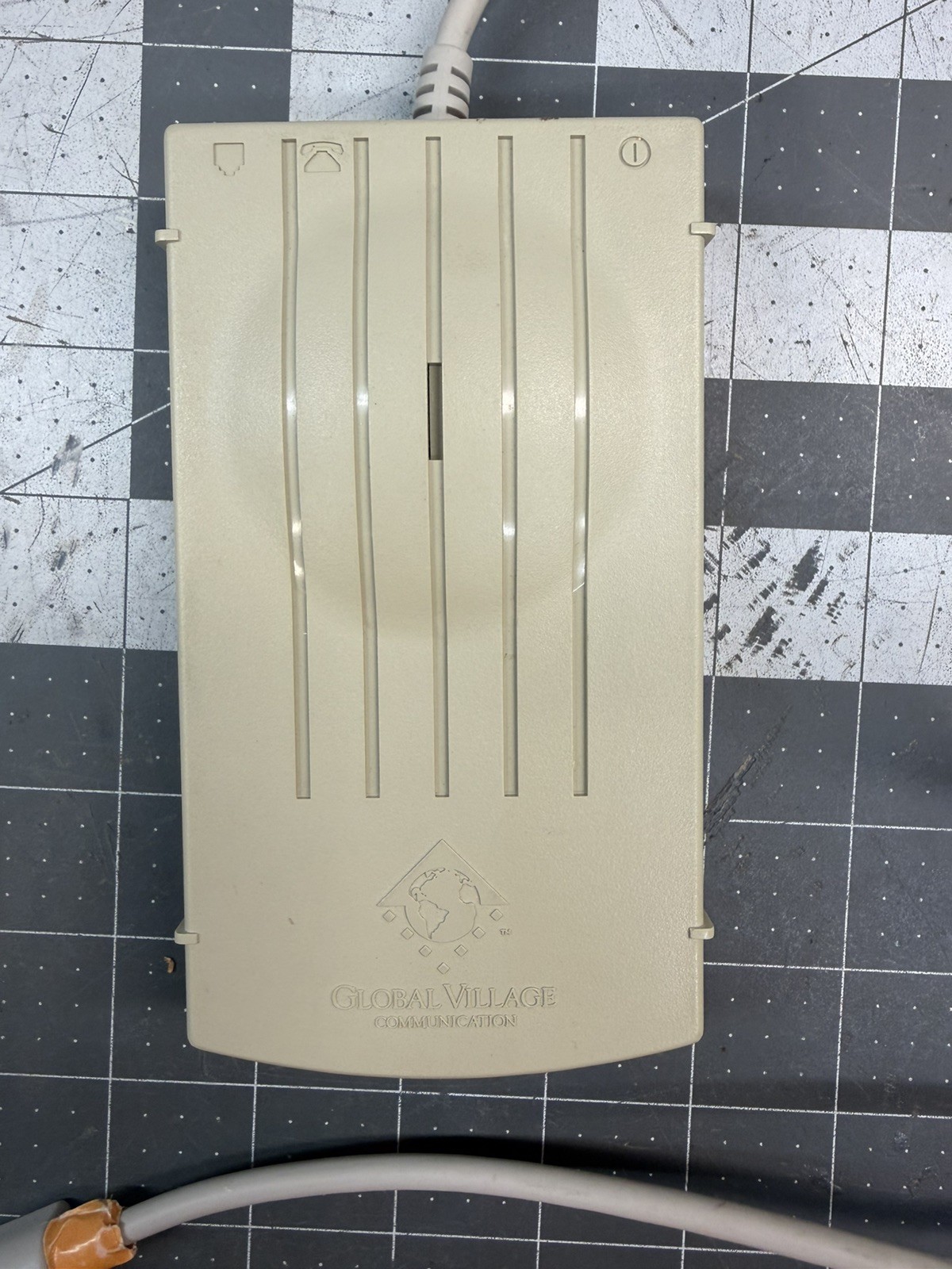 Macintosh Modem Global Village TelePort 56 External w CD Manuals GlobalFax