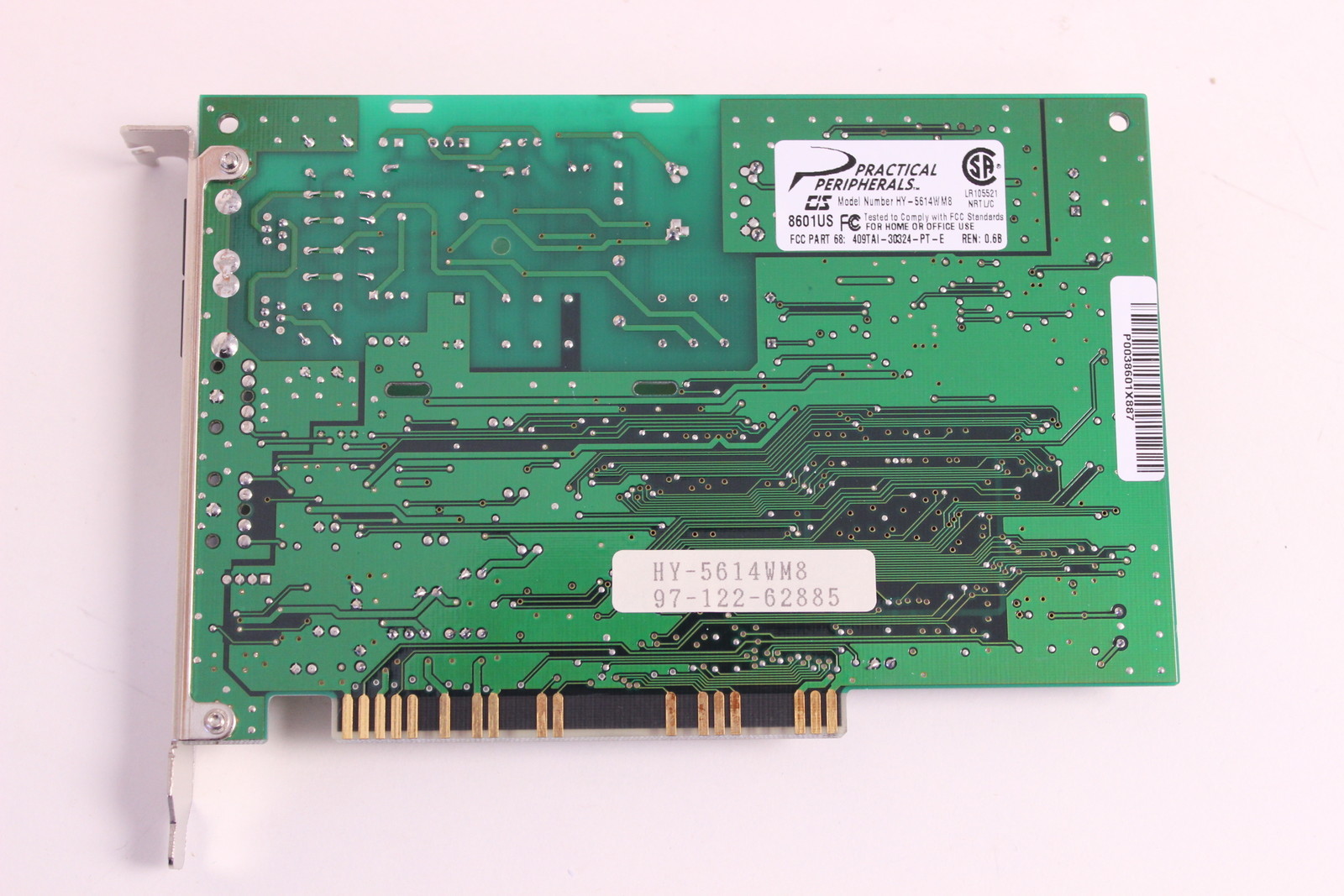 PRACTICAL PERIPHERALS 8601US ISA 56K INTERNAL MODEM HY-5614WM8