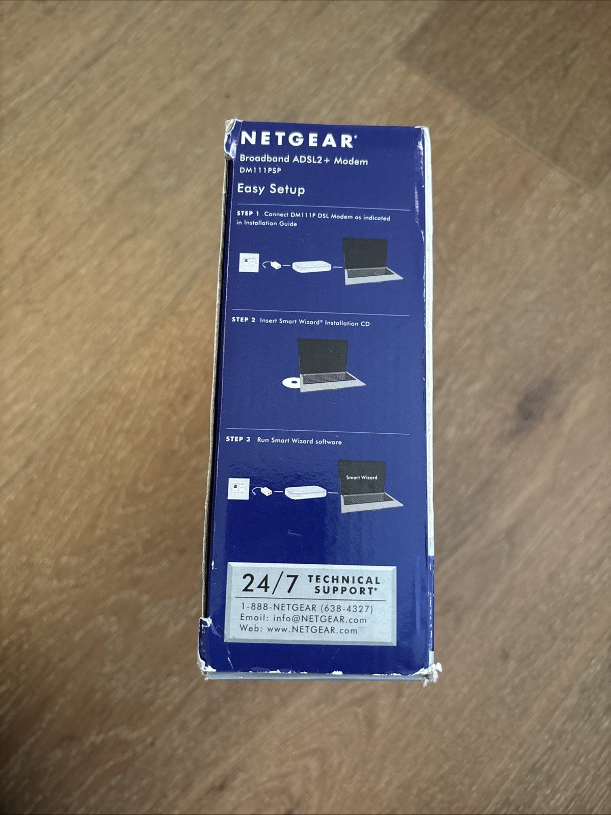 Netgear DSL Broadband , DM111PSP, ADSL2+ Modem All Cords And Installation Guide