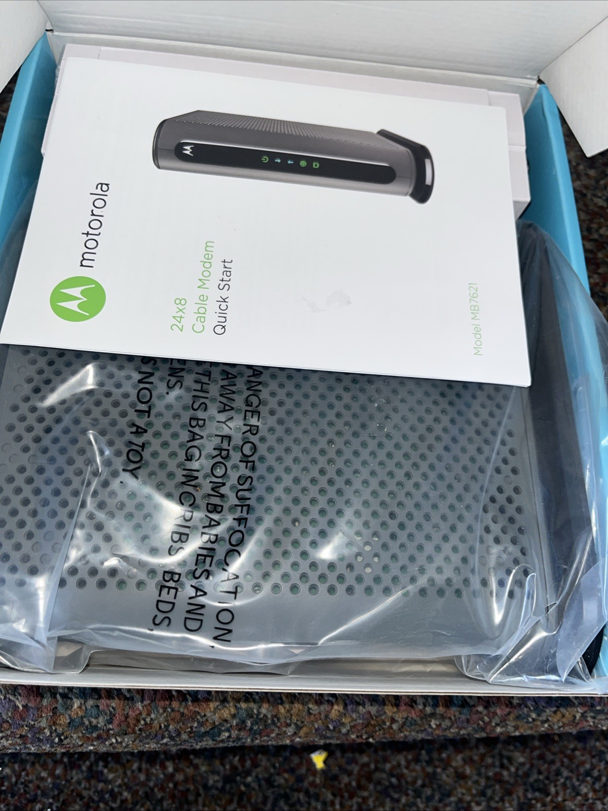 Motorola MB7621 24×8 DOCSIS 3.0 Cable Modem – New