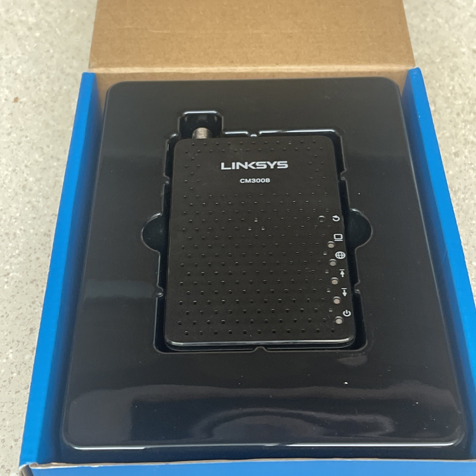 LINKSYS CM3008 8 x 4 Cable Modem DOCSIS 3.0, 343 Mbps New Open Box