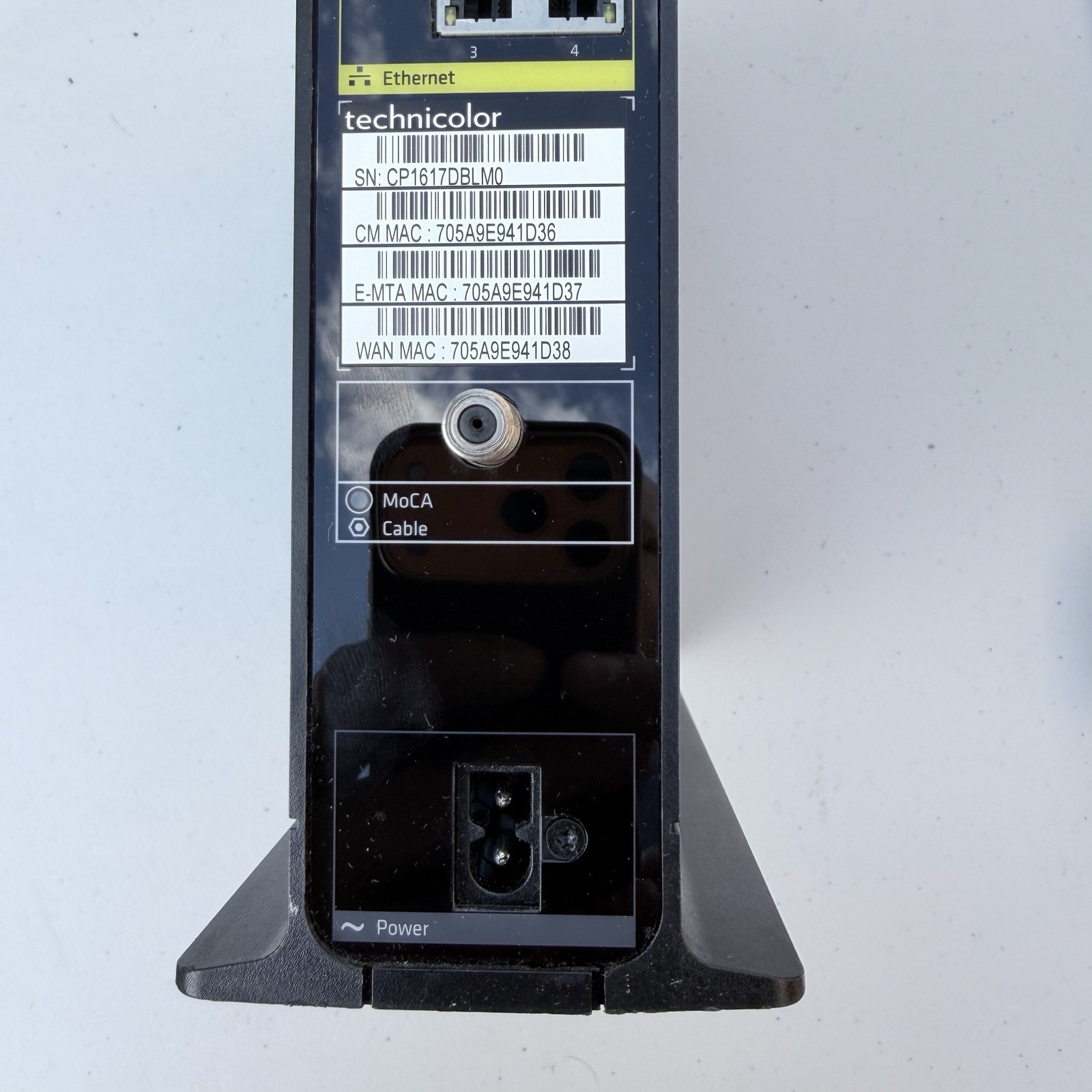 Technicolor TC8717T Wireless Telephone Cable WIFI Modem for Spectrum(D7) Works