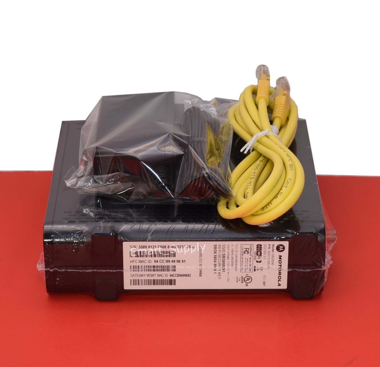 MOTOROLA ARRIS SBG6580 DOCSIS 3.0 Cable Modem Router COMCAST XFINITY COX