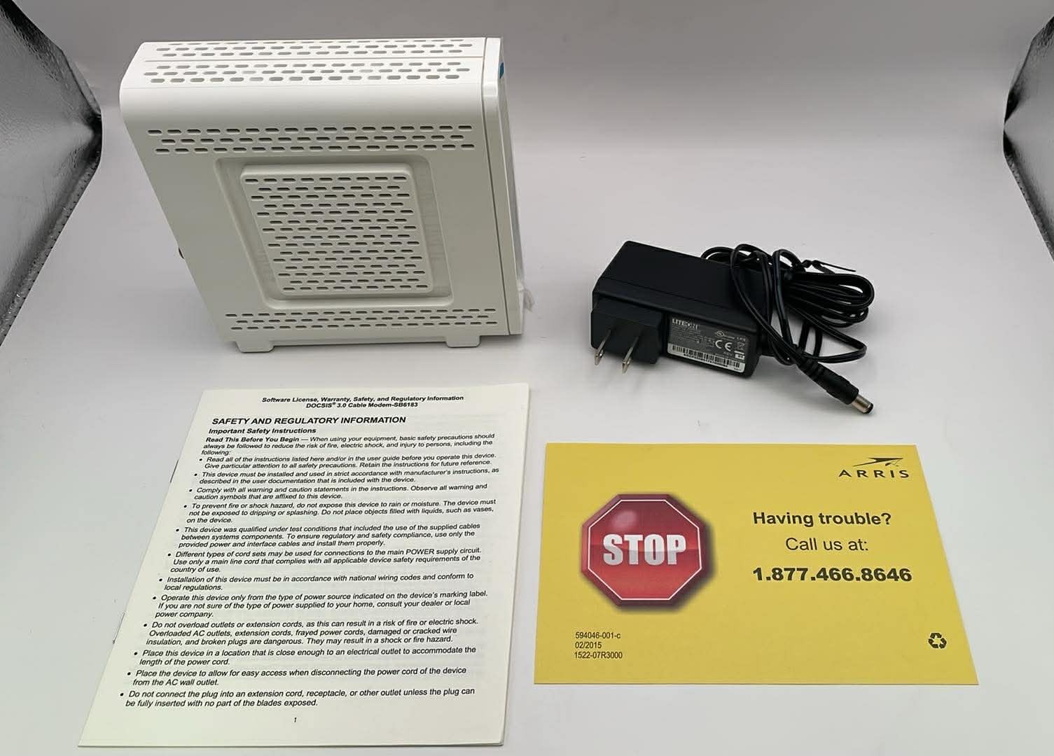 Arris Surfboard Cable Modem SB6183 DOCSIS 3.0