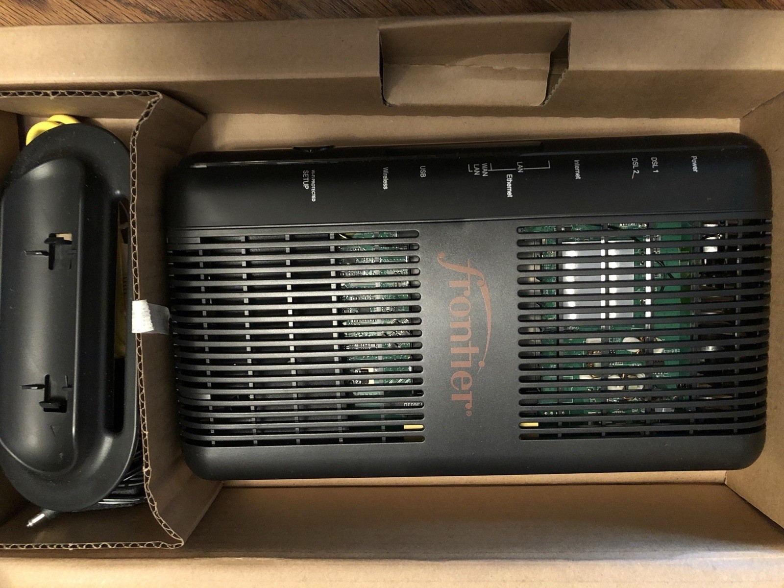 ACTONTEC F2250 Frontier Wireless DSL Modem w Power Supply