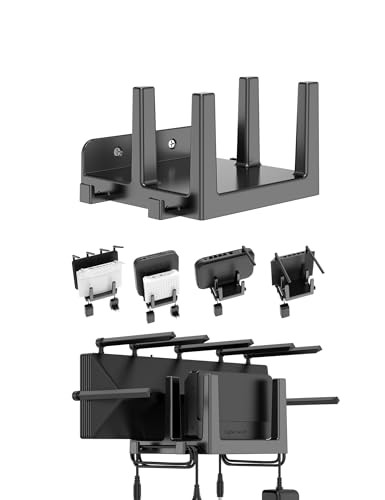 Wall Shelf Organizer for Router, Cable Box, and Small Devices