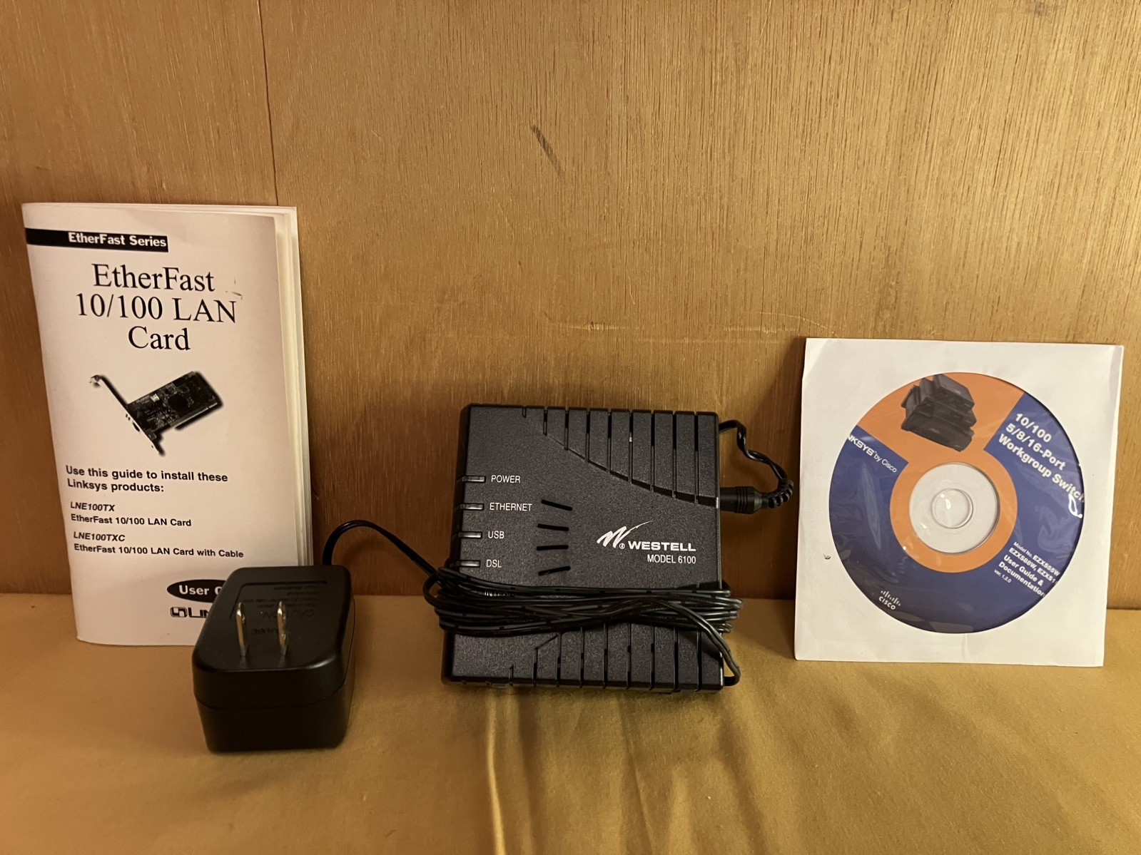 WESTELL MODEL 6100 ROUTER WITH ADAPTER