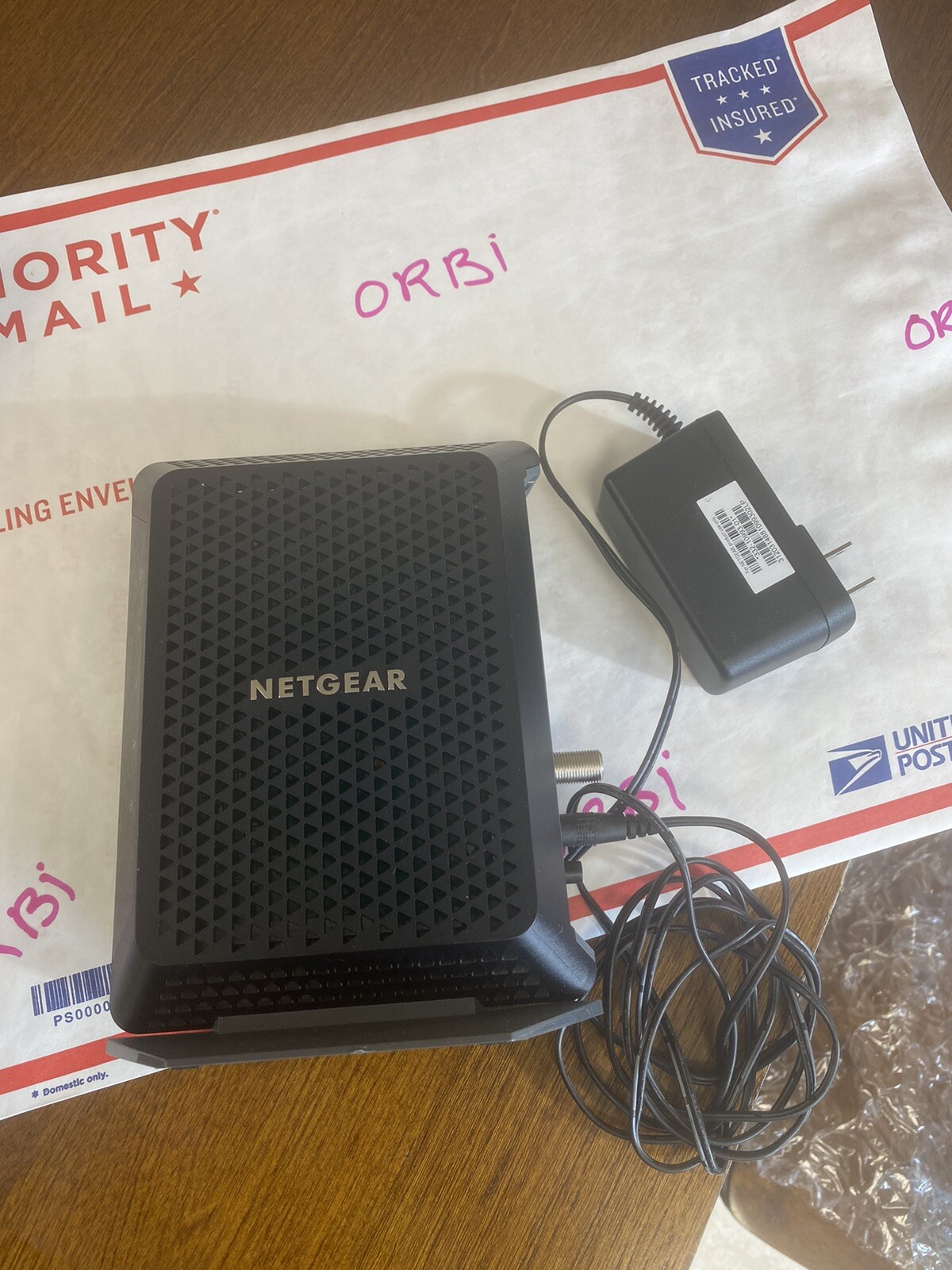 NETGEAR CM700 High Speed Cable Modem, DOCSIS 3.0 w/ Power Cord- Excellent