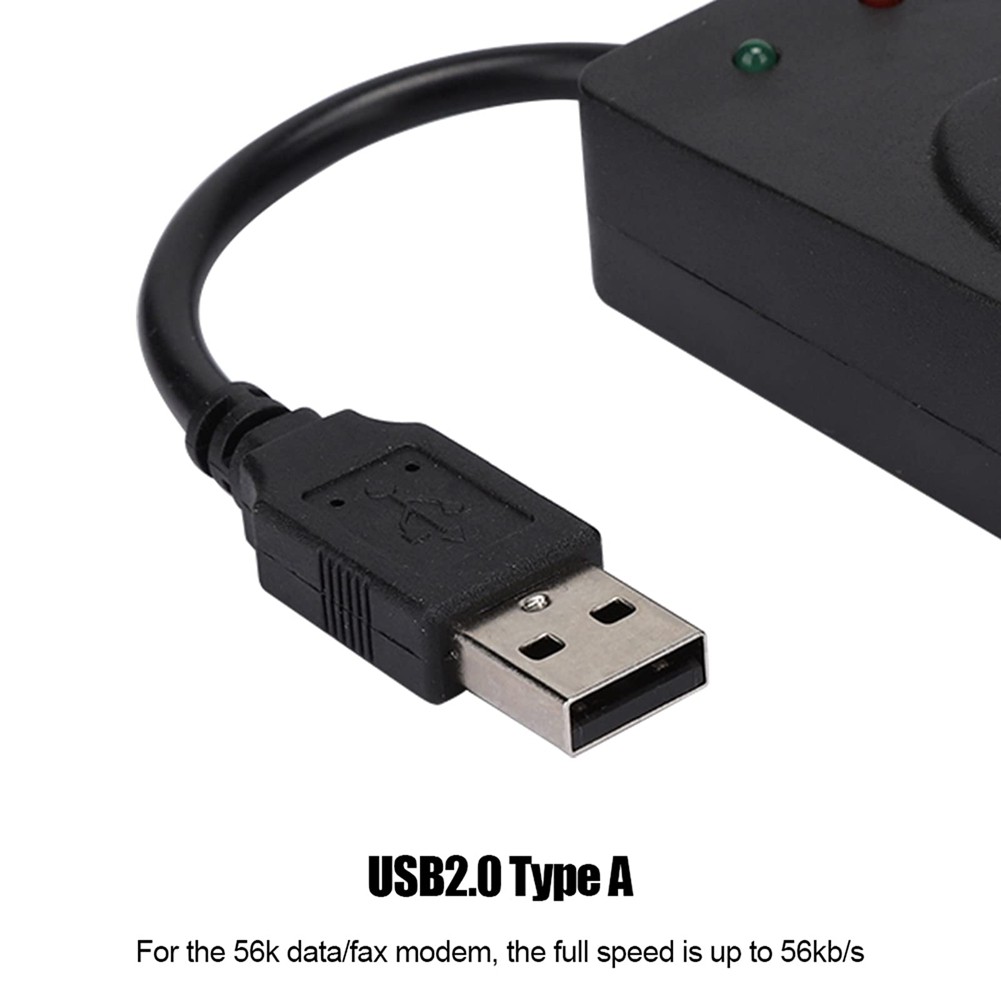 USB Fax Modem Dual Port USB2.0 56K V.92 V.90 External Modem Driver for Win3613