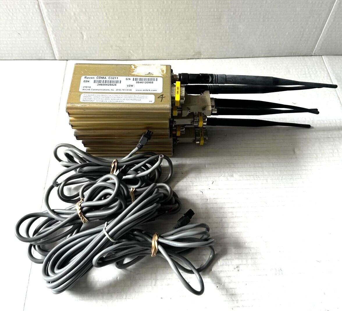 Lot of 5 RAVEN CDMA C3211 AIRLINK MODEM Gateway