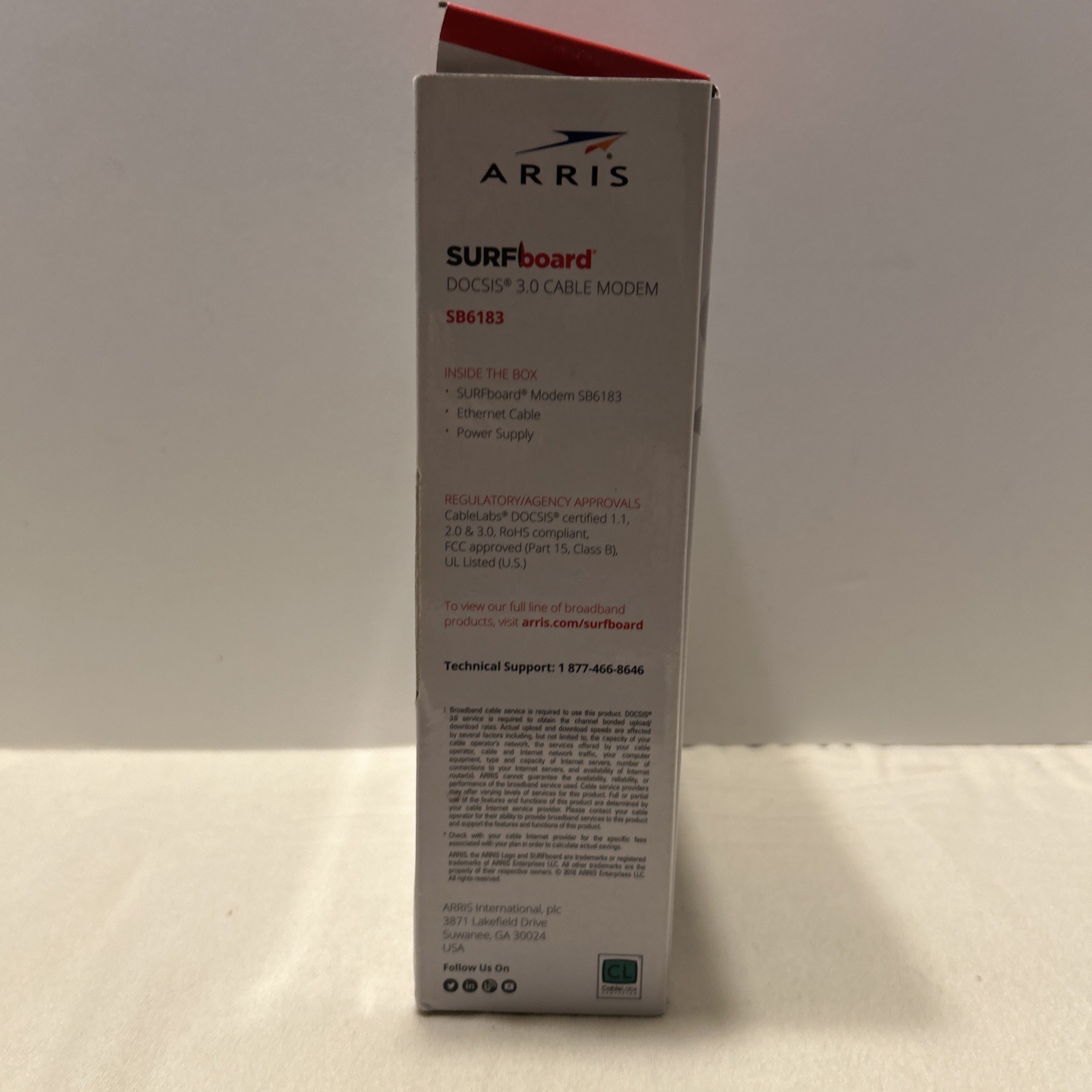 Arris Surfboard SB6183 Cable Modem 686 mbps Internet 16×4 Docsis 3.0 L1995