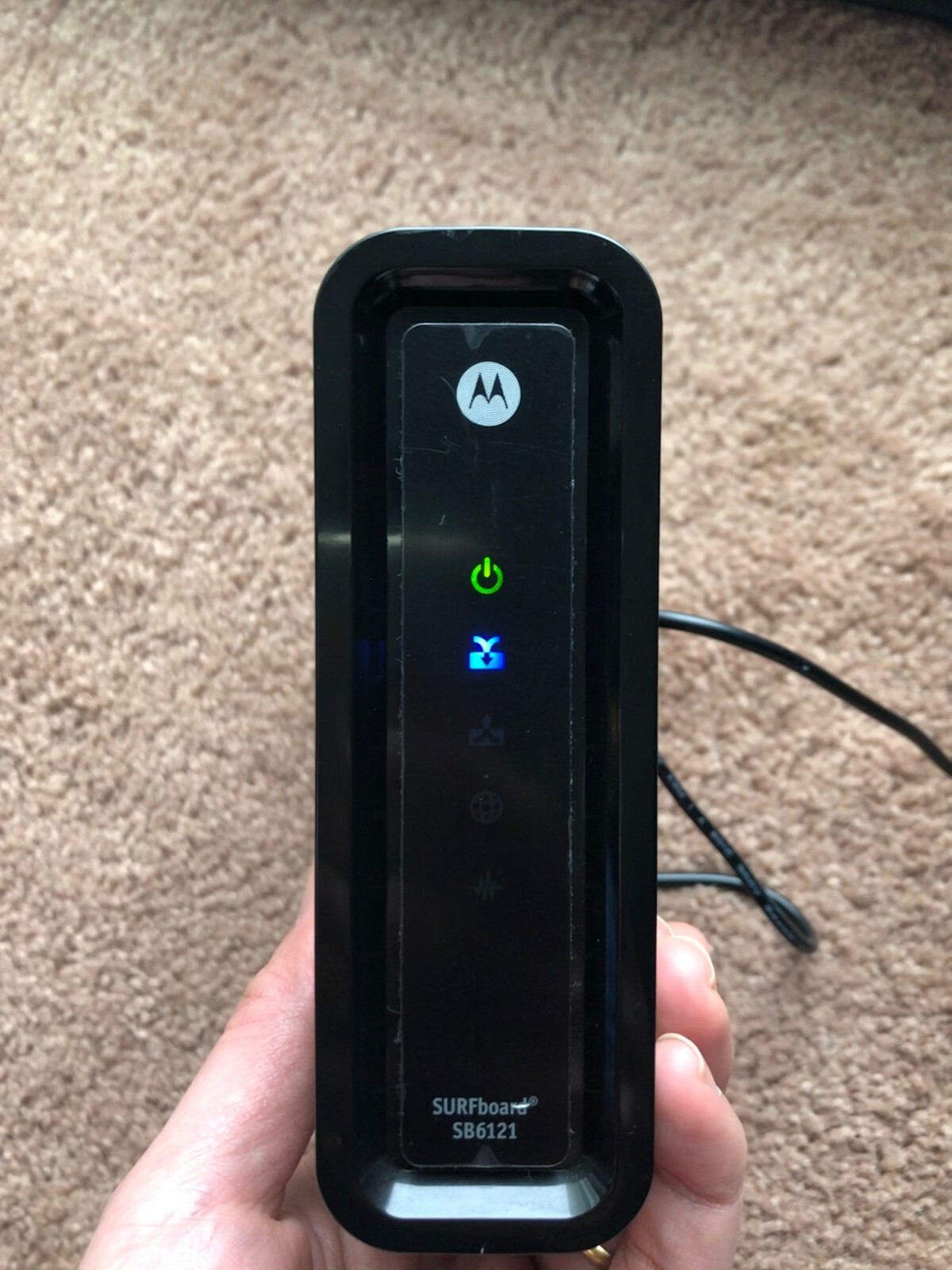 Motorola SURFboard SB6141 Docsis 3.0 Cable Modem w/ cables