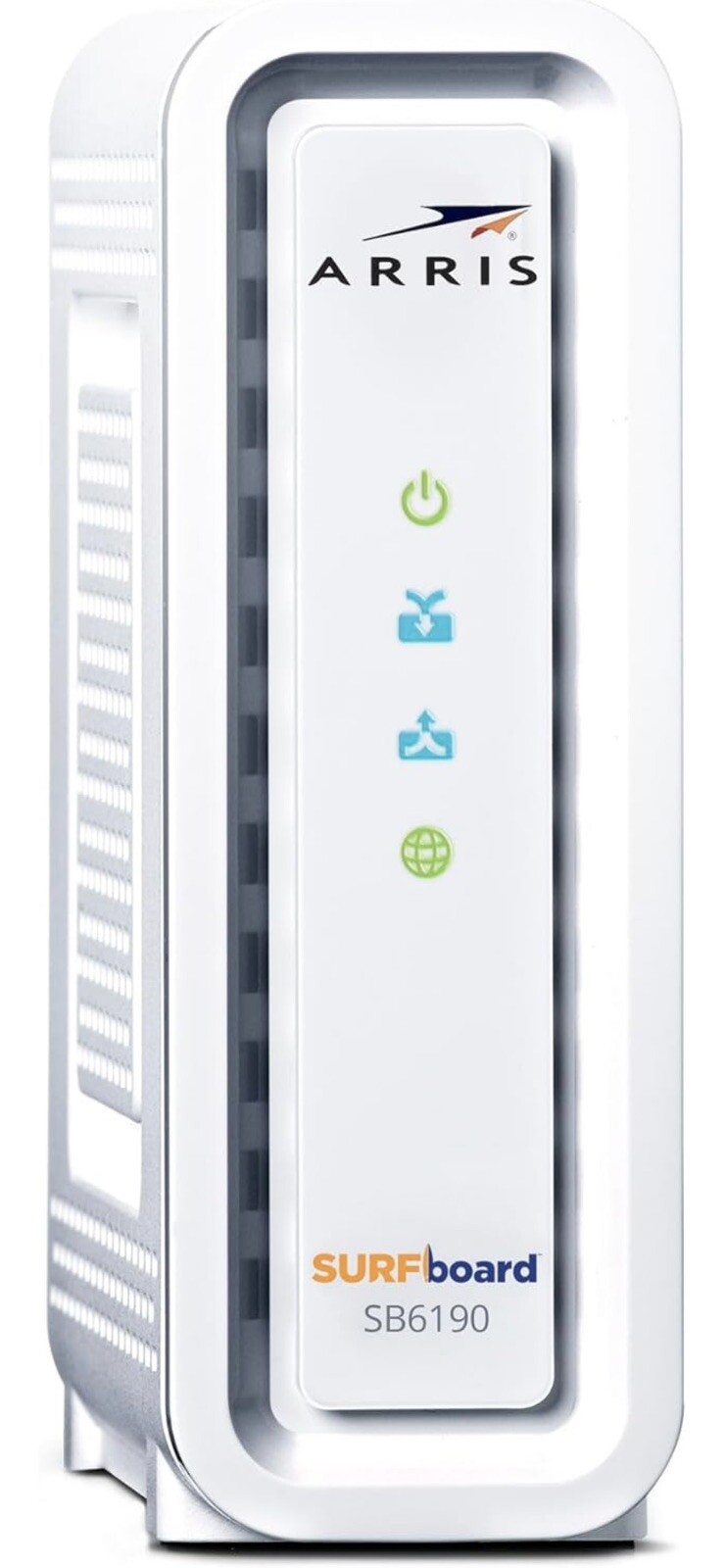 ARRIS Surfboard SB6190-RB DOCSIS 3.0 Cable Modem, White – Brand New Open Box.