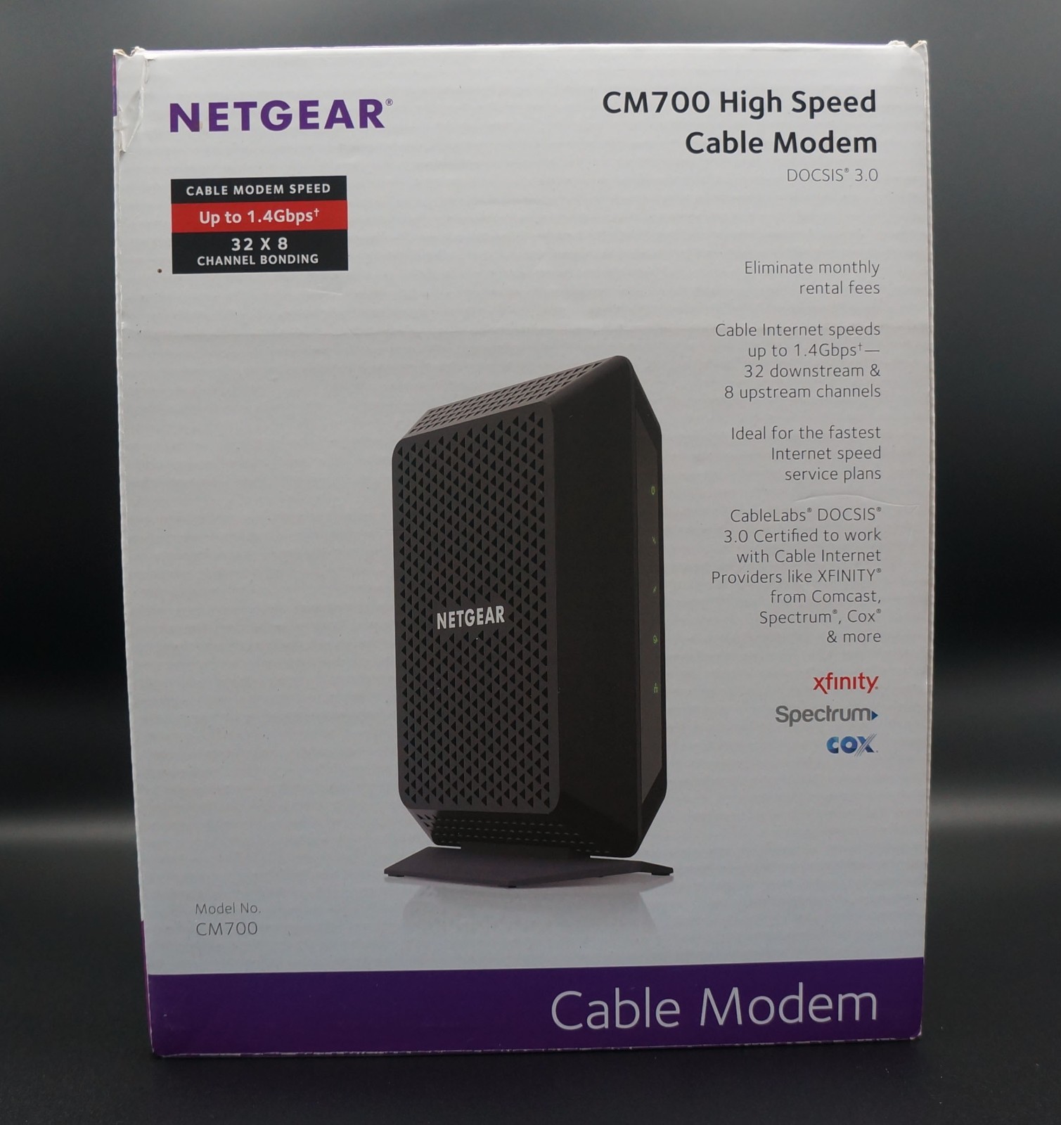 NETGEAR CM700 DOCSIS 3.0 Cable Modem – Used & Works