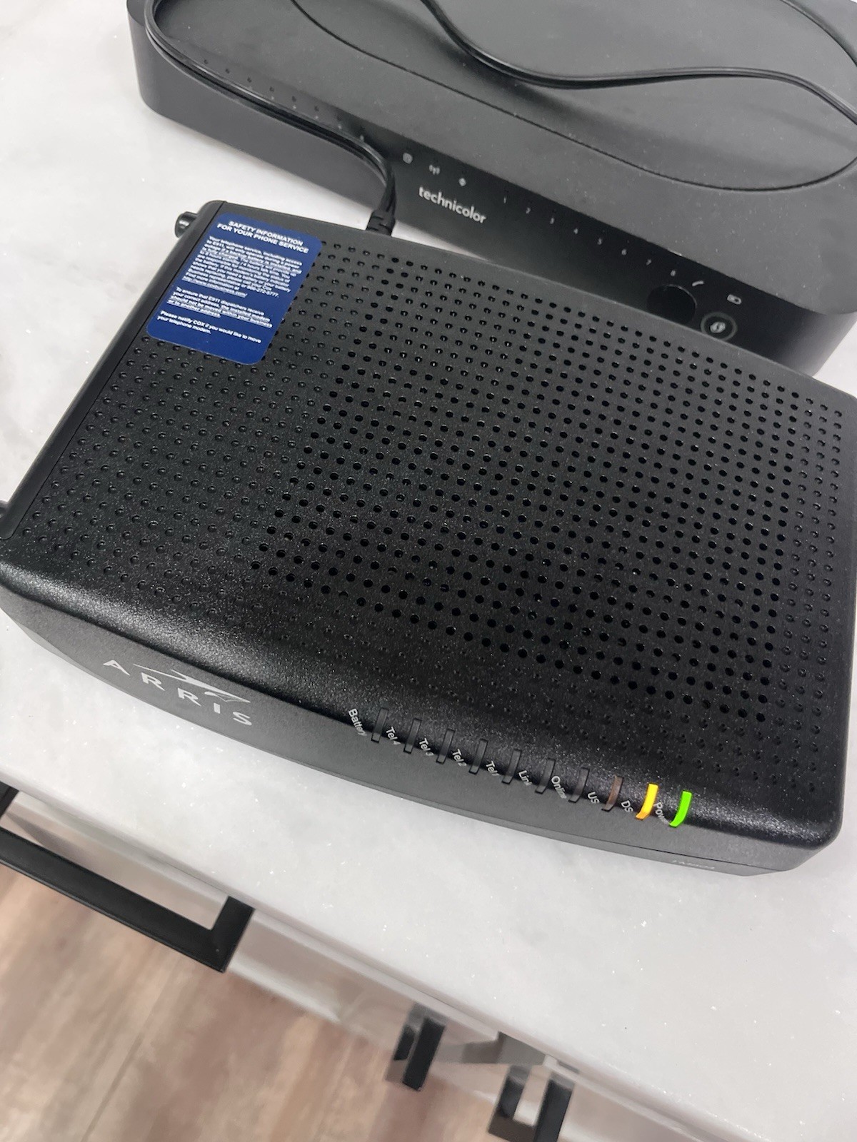 ARRIS Touchstone TM804G Telephony Modem & Power Cord Great Shape