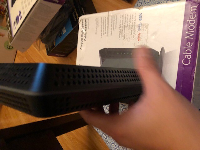 NETGEAR CM600 HIGH SPEED CABLE MODEM DOCSIS 3.0 XFINITY SUPPORT