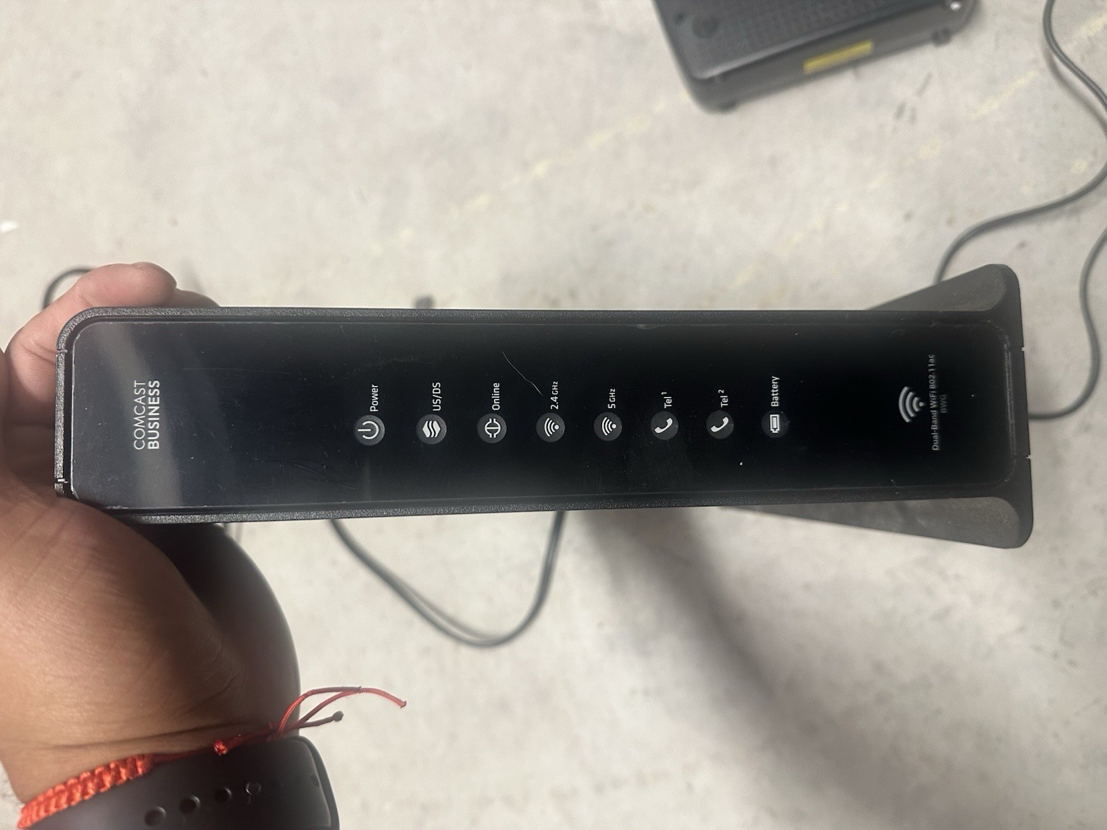 ARRIS TM804G DOCSIS 3.0 Cable Modem Router 960Mbps WiFi VoIP Comcast Black