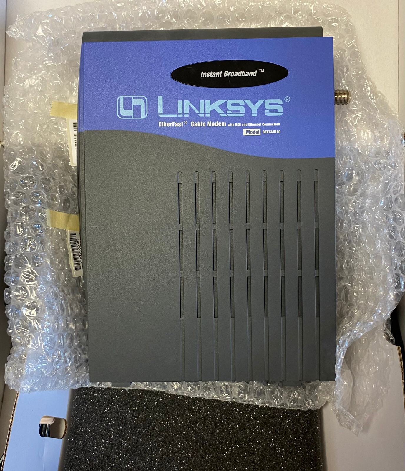 Linksys EtherFast Cable Modem befcmu10