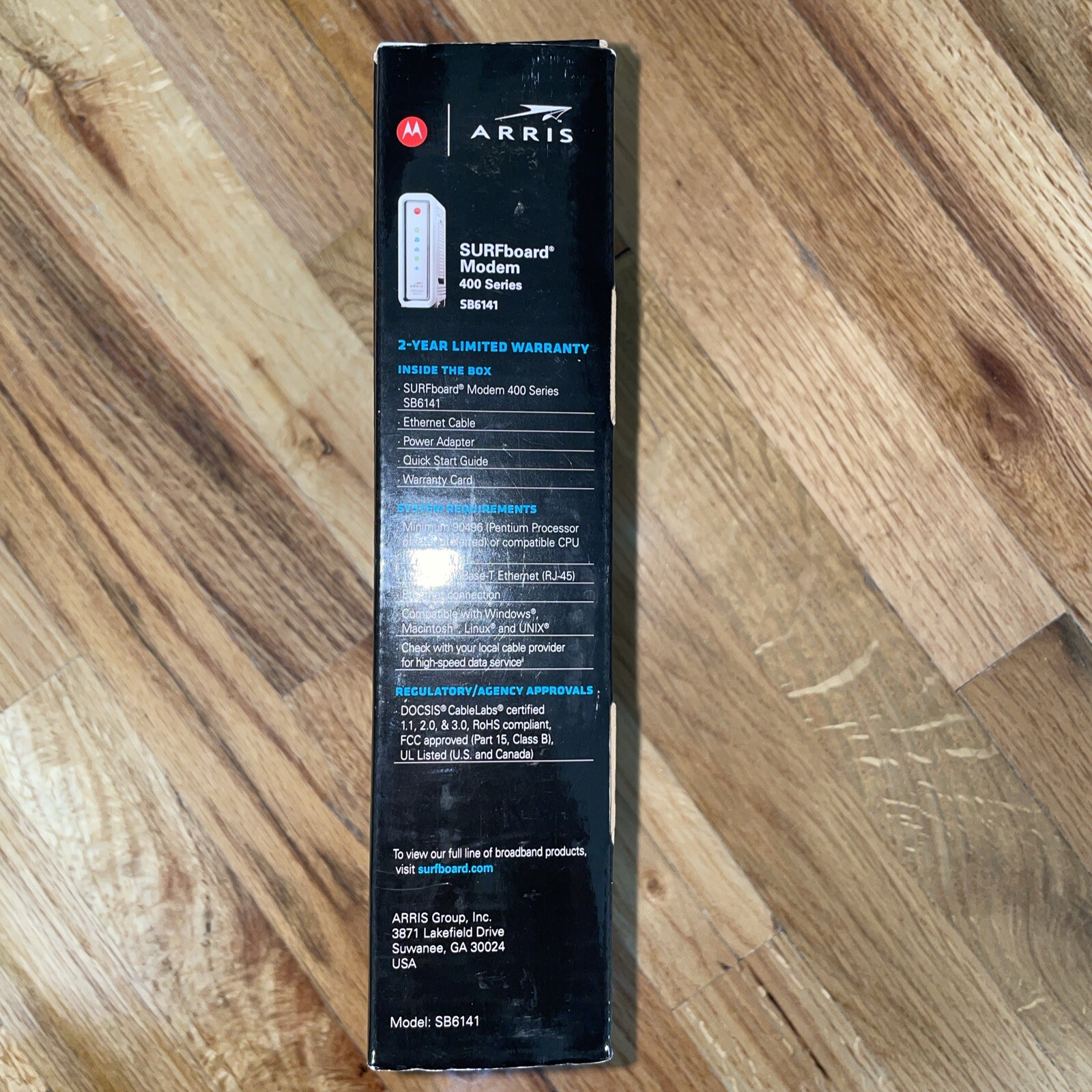 Motorola Arris SB6141 SURFboard Modem 400 Series – Open Box