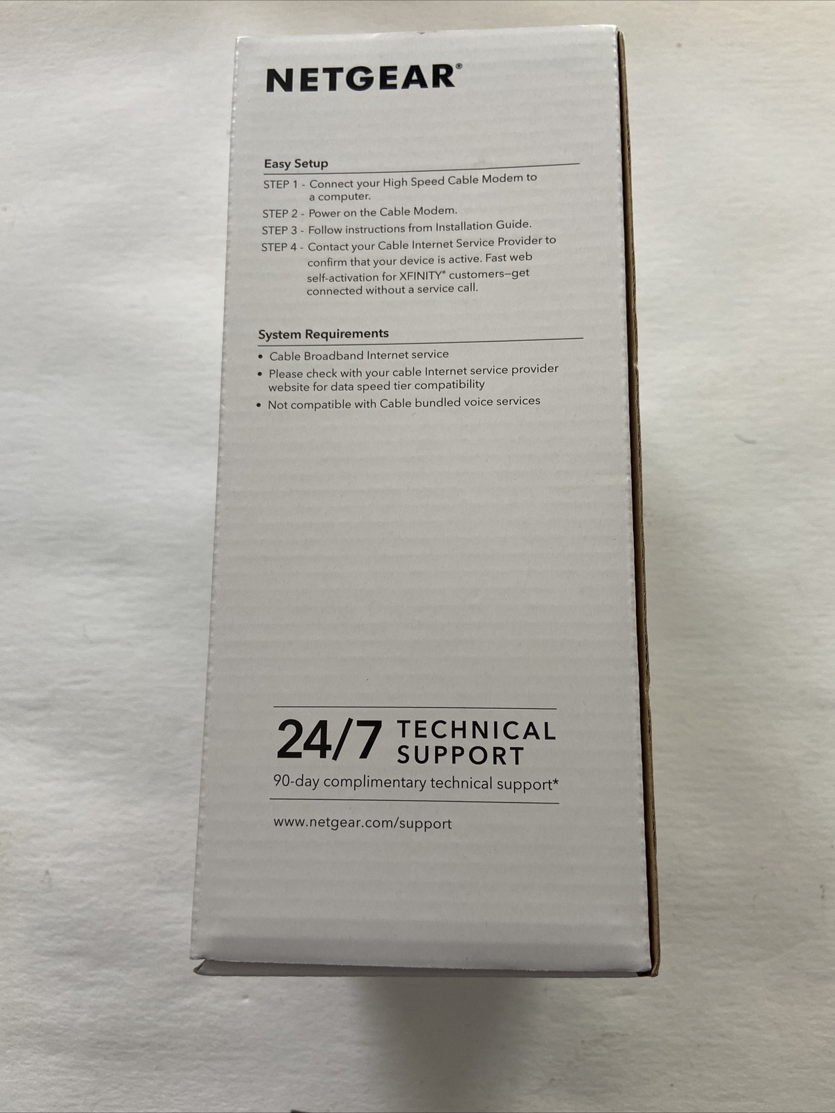 Netgear High Speed Cable Modem (CM500) – Sealed Box/Brand New