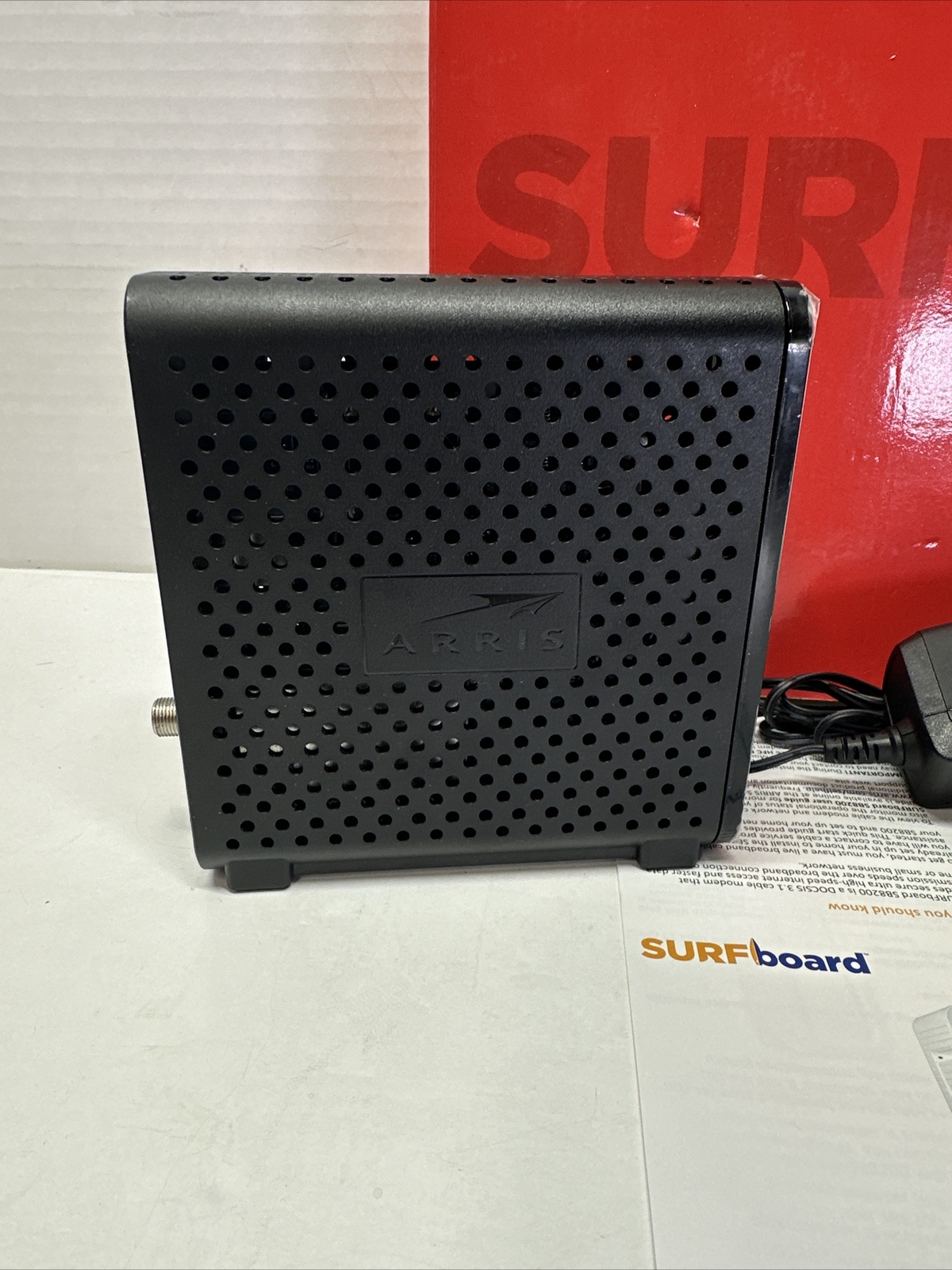 ARRIS SURFboard SB6183 Cable Modem 16×4 Channels DOCSIS 3.0 – Black