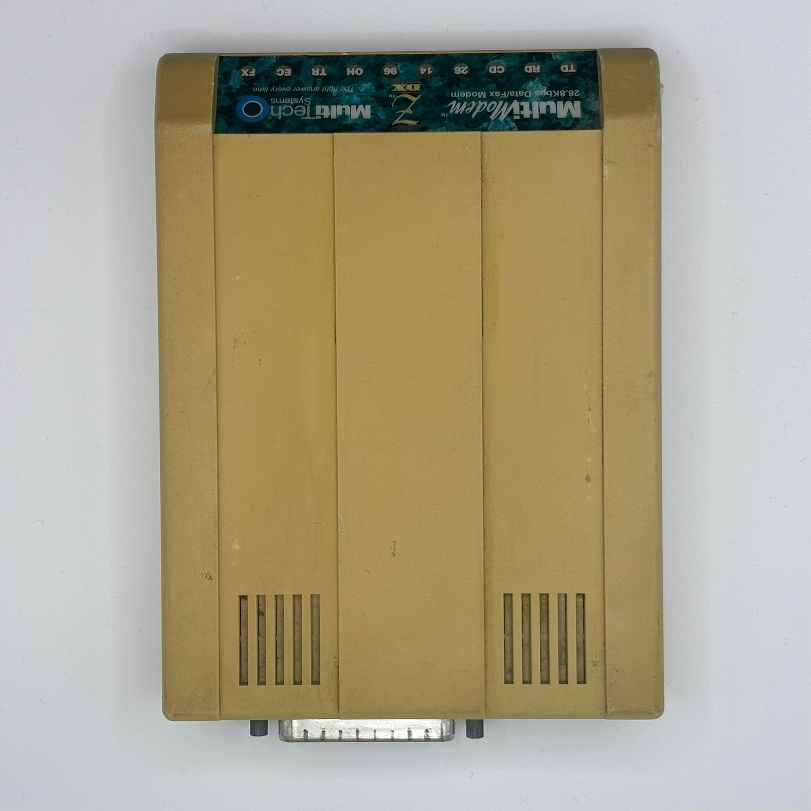 Multi-Tech MultiModem ZDX 28.8Kbps External Data Fax Modem MT2834ZDX Vintage