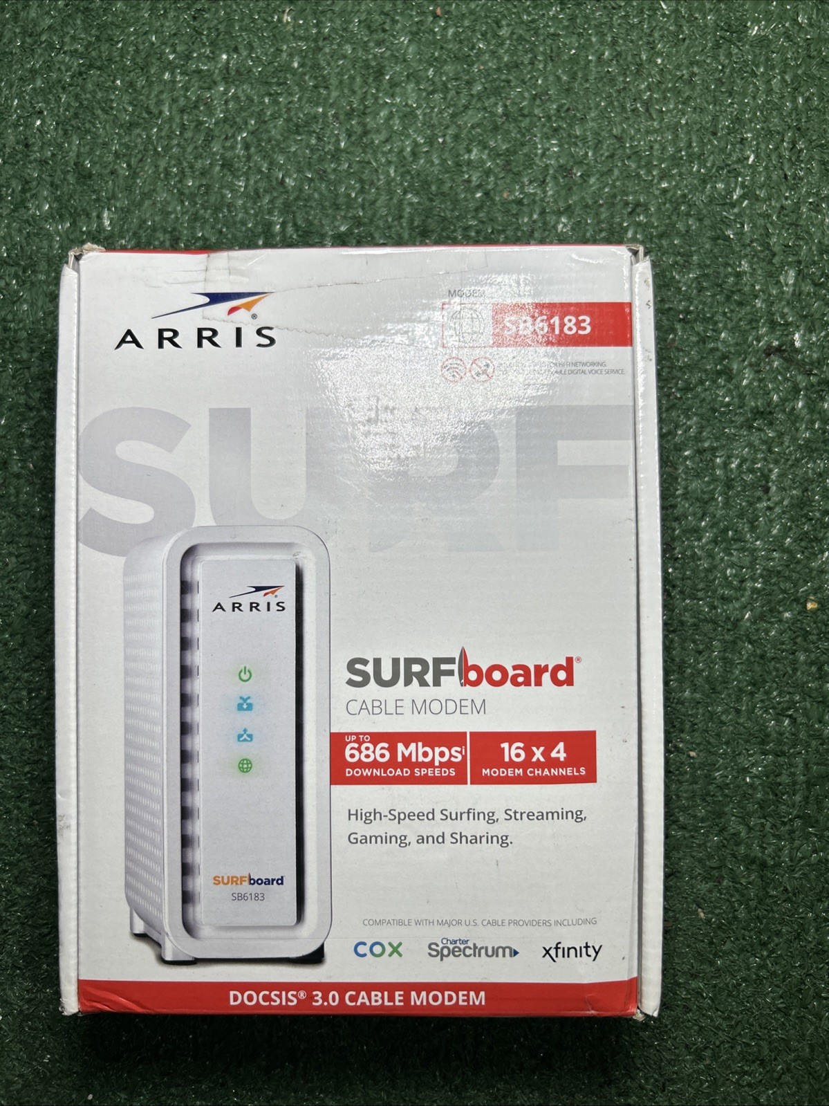 Arris SURFboard SB6183 DOCSIS 3.0 Cable Modem White NEW Open Box
