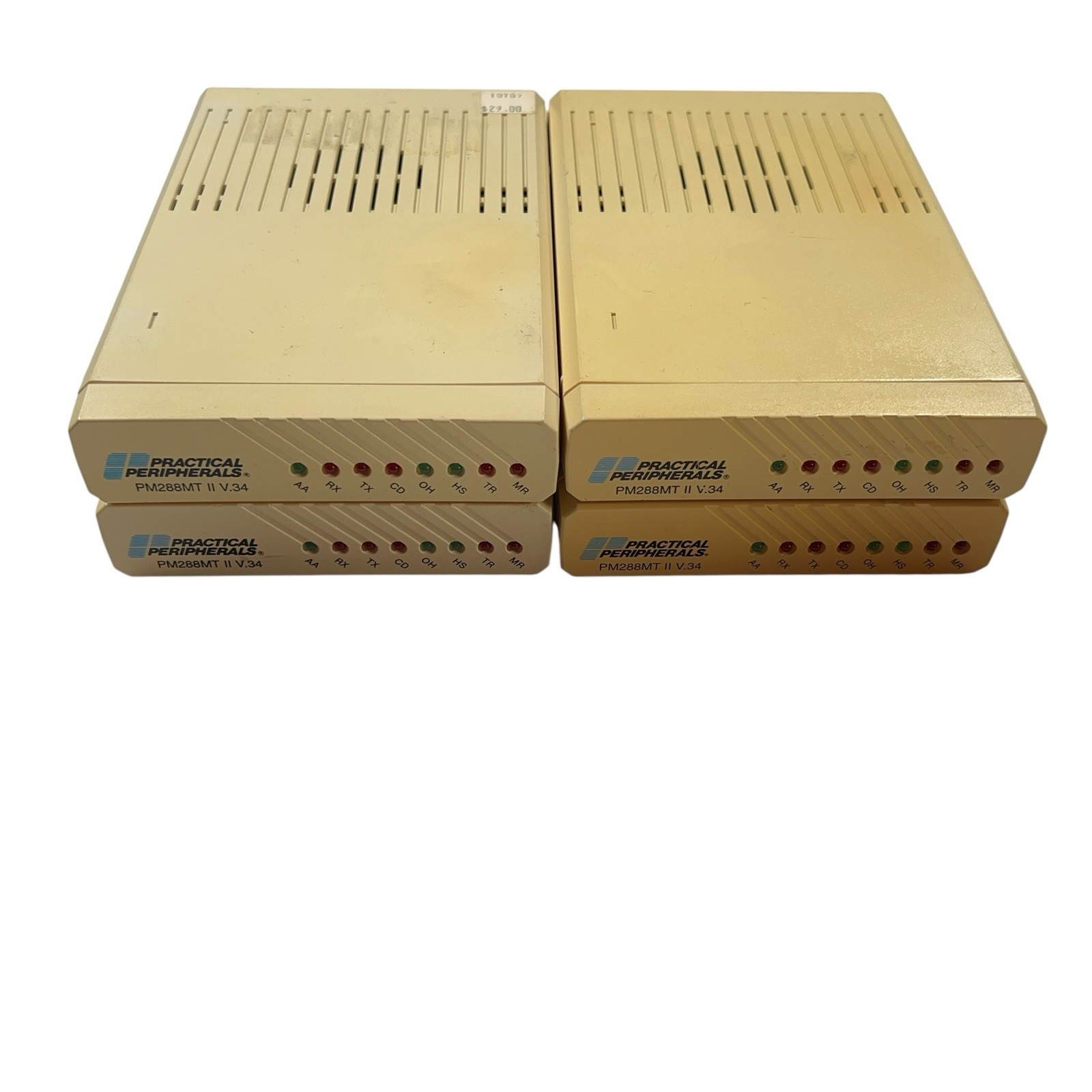 Practical Peripherals PM288MT Mini Tower II V.34 Modem Lot Of 4 UNTESTED