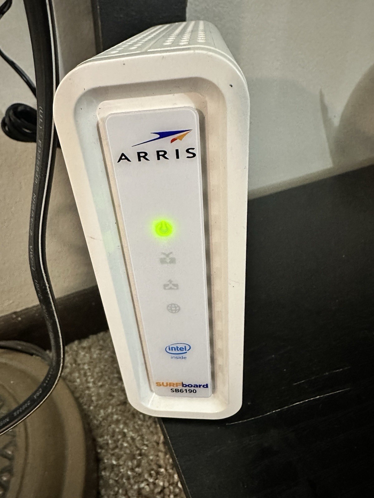 ARRIS Surfboard SB6190 DOCSIS 3.0 Cable Modem, White *TESTED*