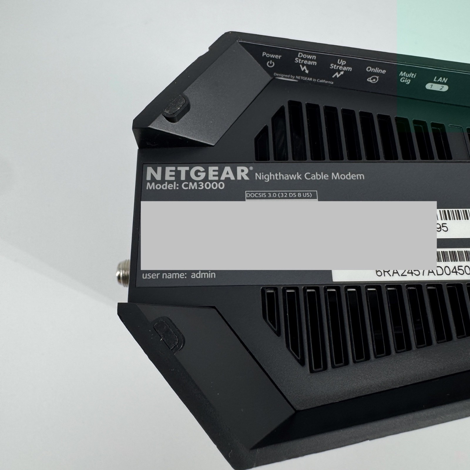 NETGEAR Nighthawk CM3000 High Speed Cable Modem